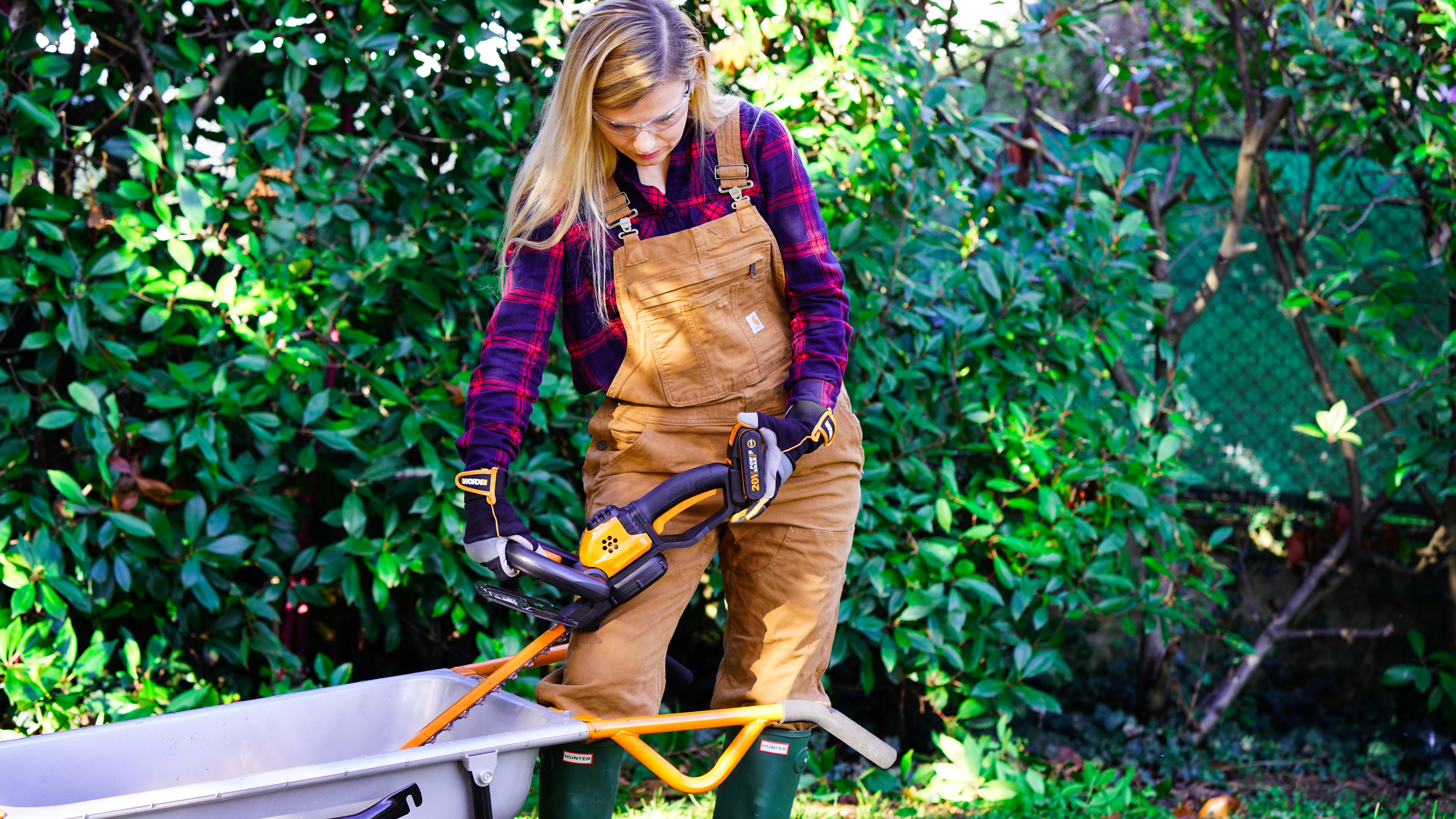 Tagliasiepi a batteria in abs WORX Powershare WG264E lama da 56 cm 20 V 1 batteria inclusa con caricatore - 10