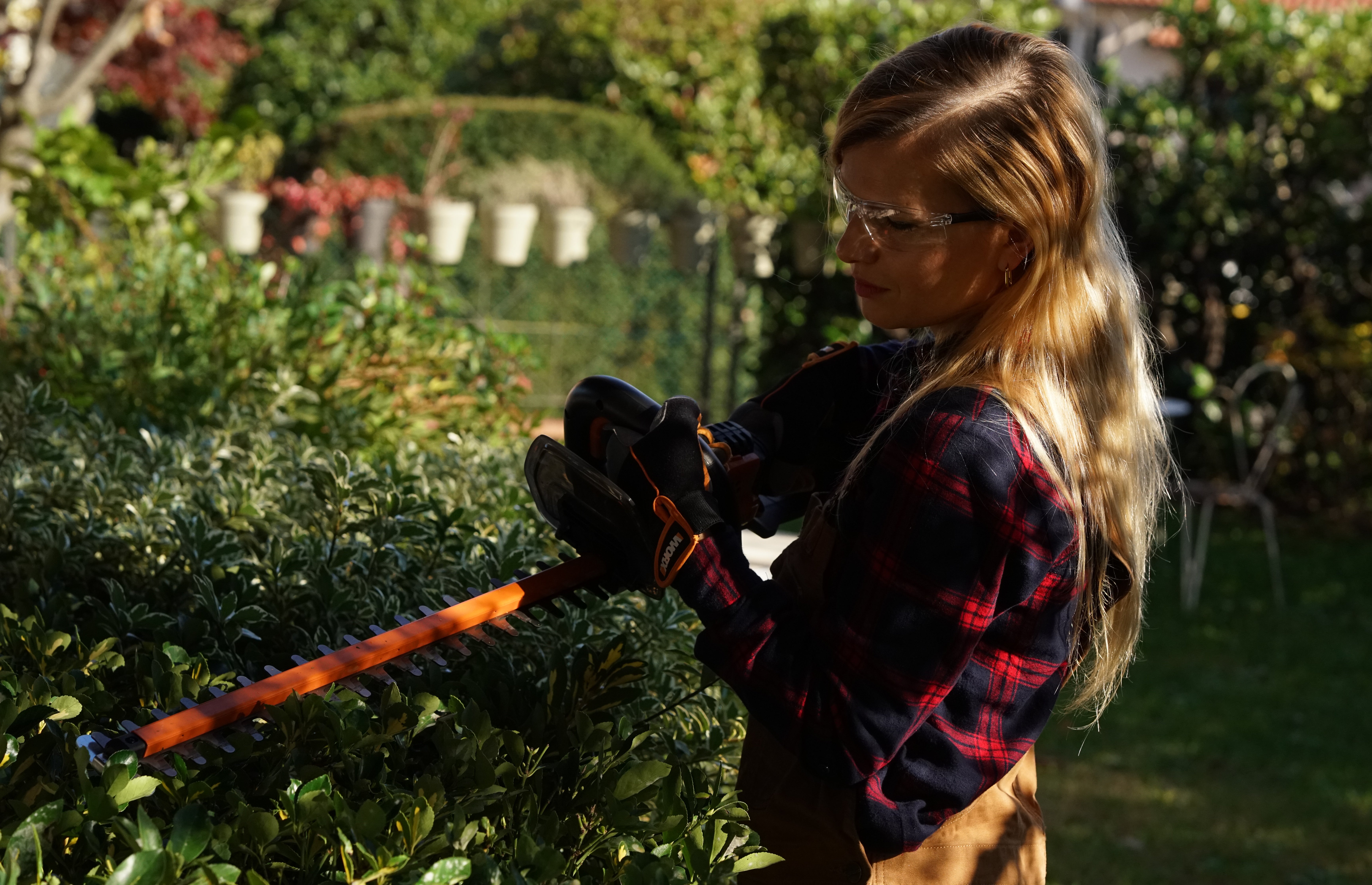 Tagliasiepi a batteria in abs WORX Powershare WG264E lama da 56 cm 20 V 1 batteria inclusa con caricatore - 6