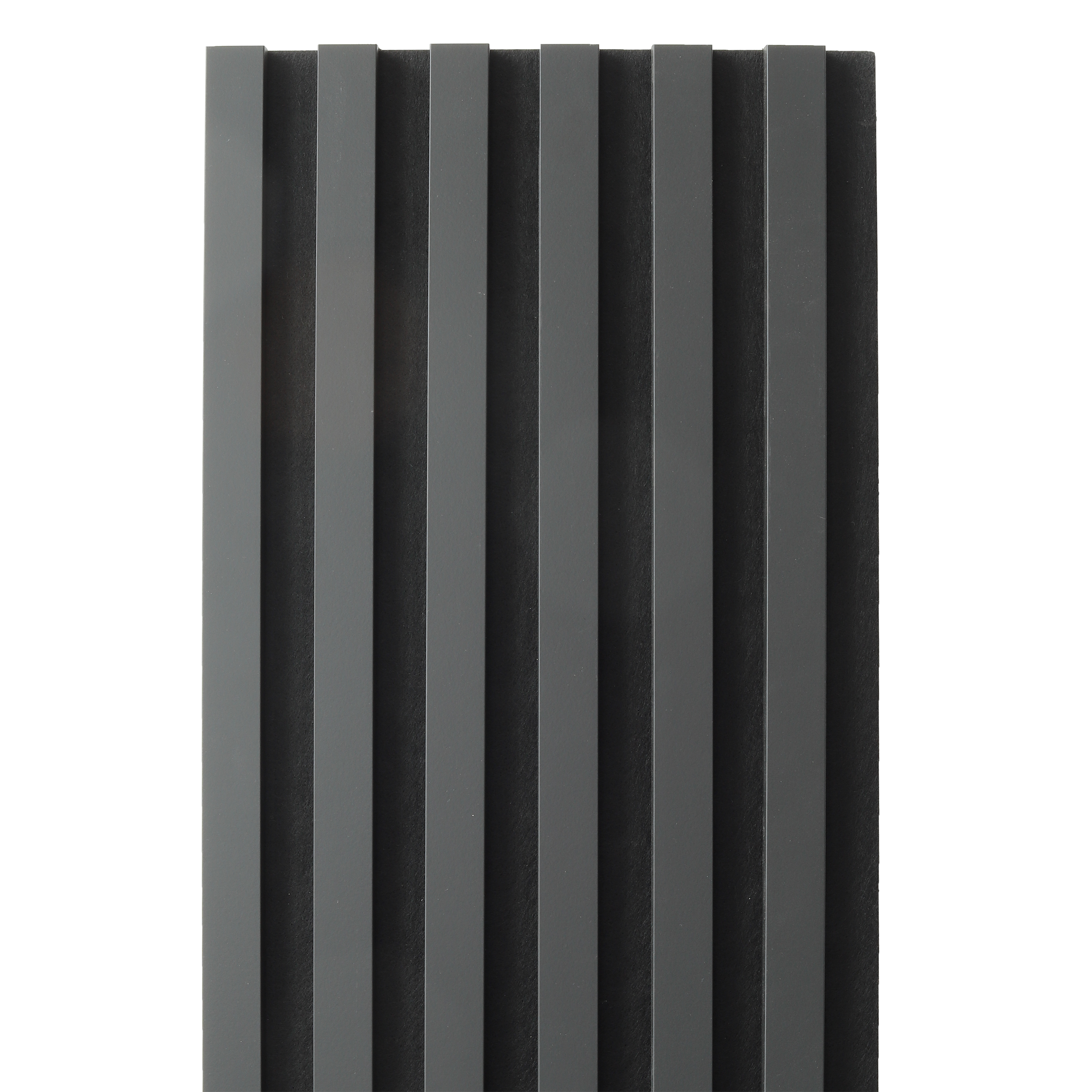 Panele ścienne 3D Lamel na czarnym filcu 270x30 cm Nordic Black 6 lameli - 3