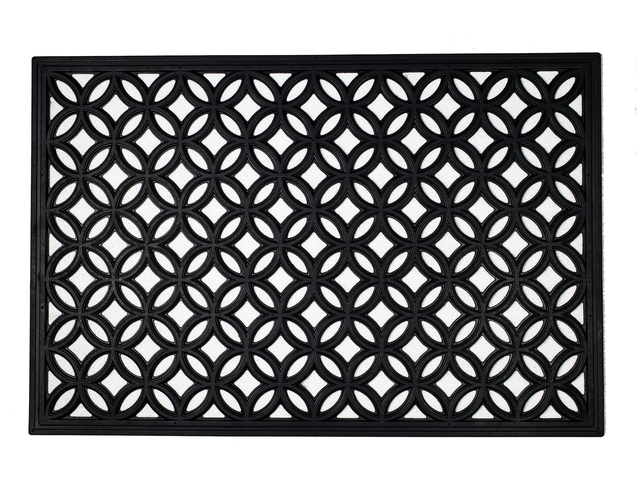 Felpudo caucho vulcanizado Avery INSPIRE negro 60 x90 cm