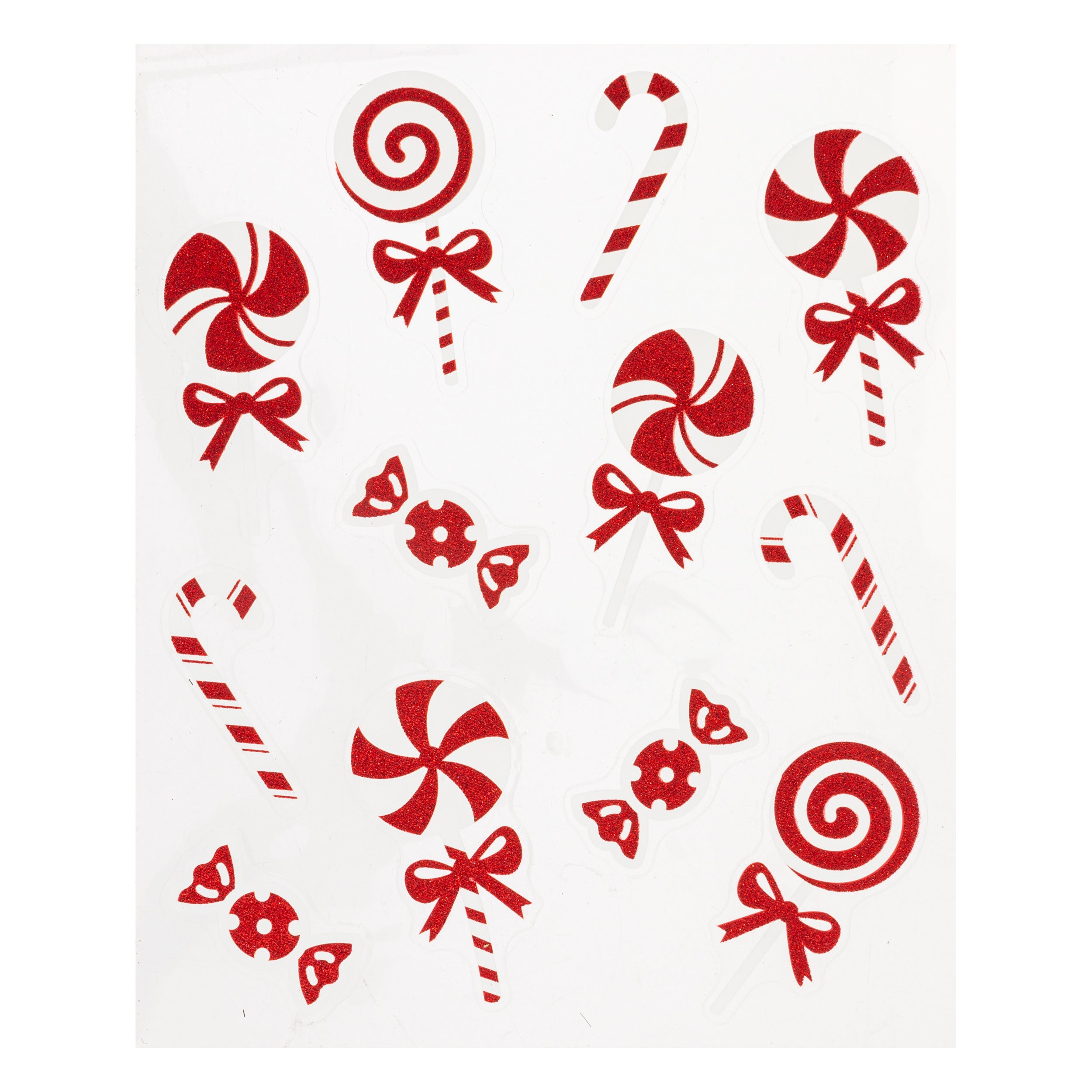 Sucre Sticker Sticker sucre d'orge, rouge et blanc | Leroy Merlin
