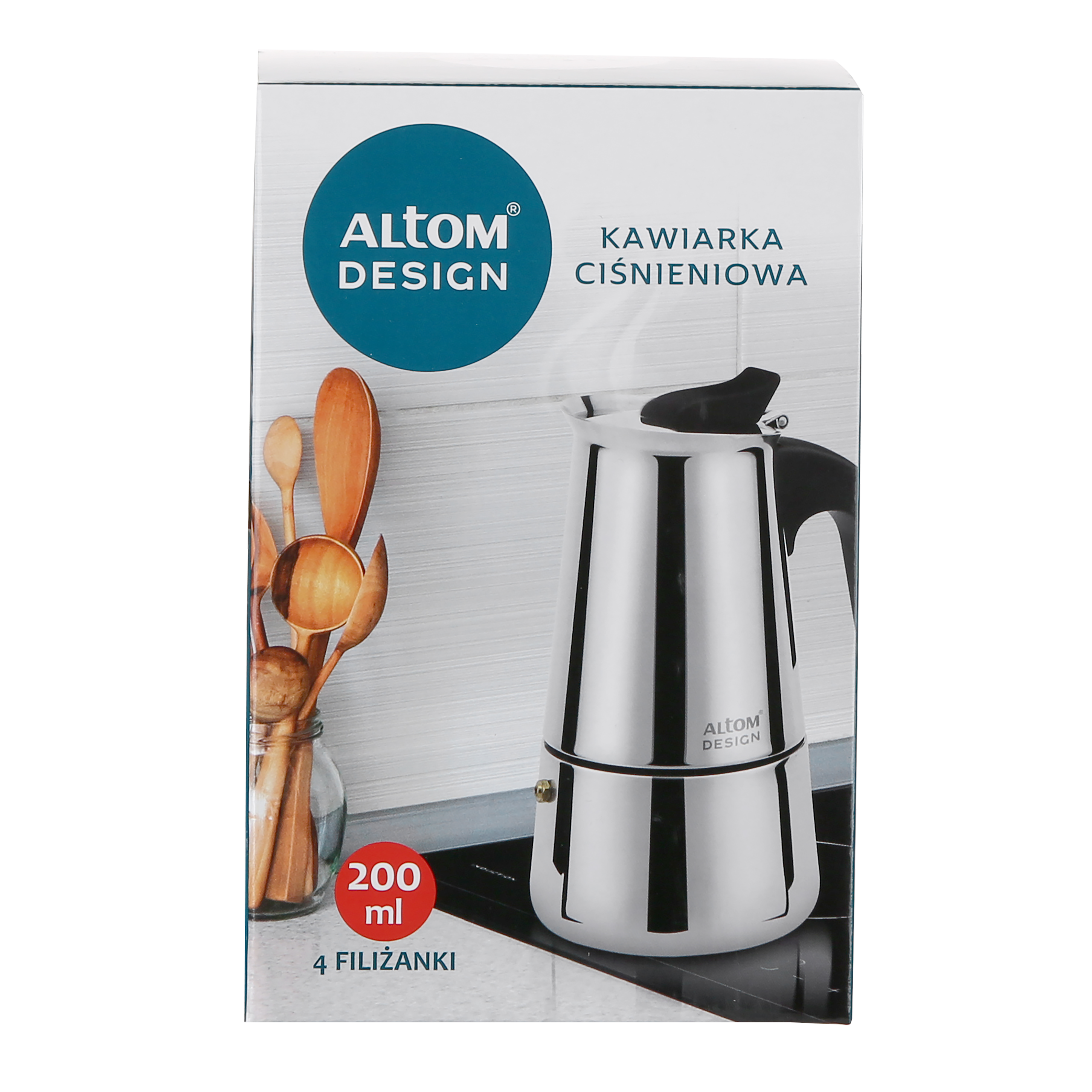 Kawiarka stalowa 200 ml Altom Design   - 3