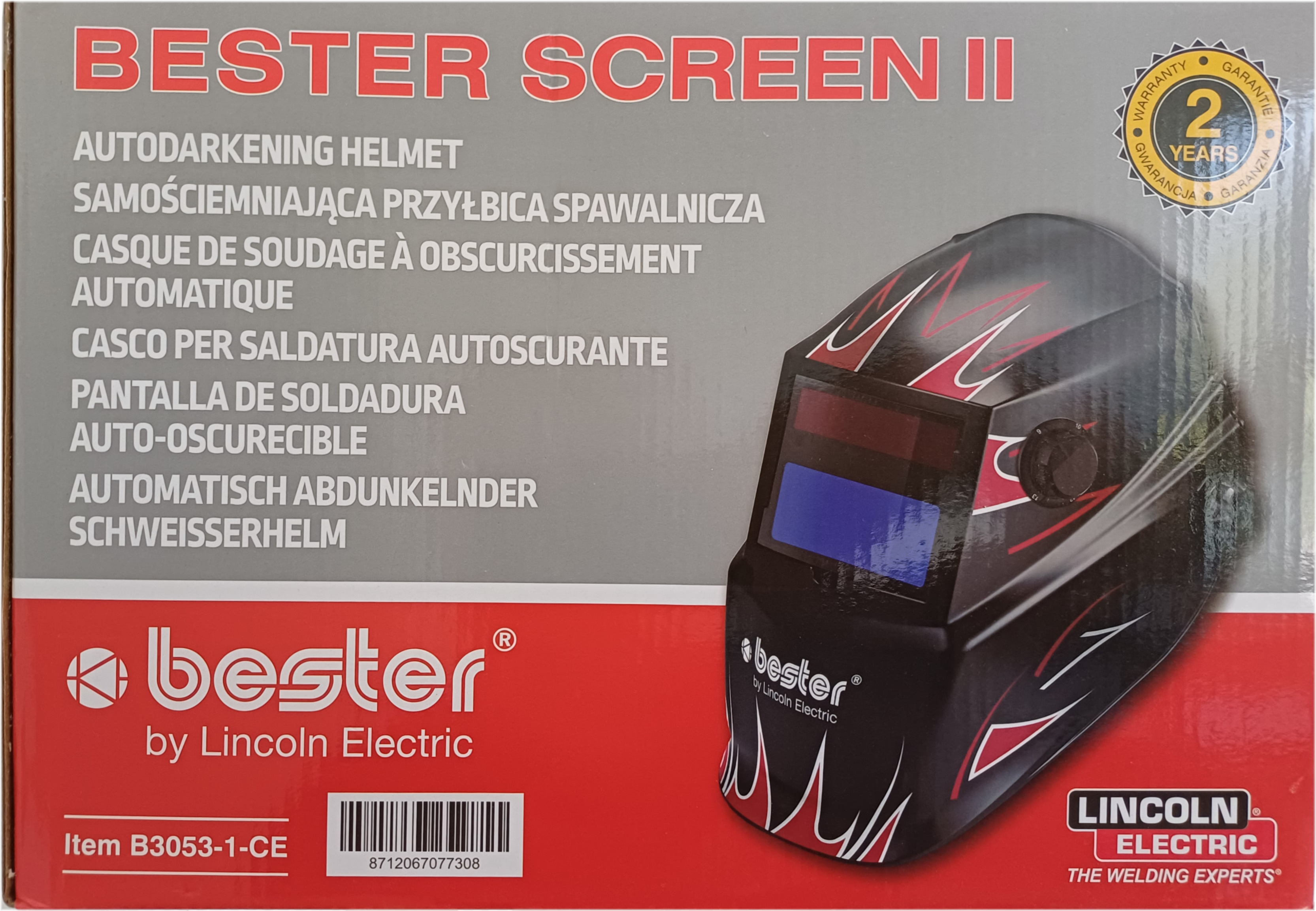 Przyłbica spawalnicza samościemniająca Bester Screen II Bester - 2