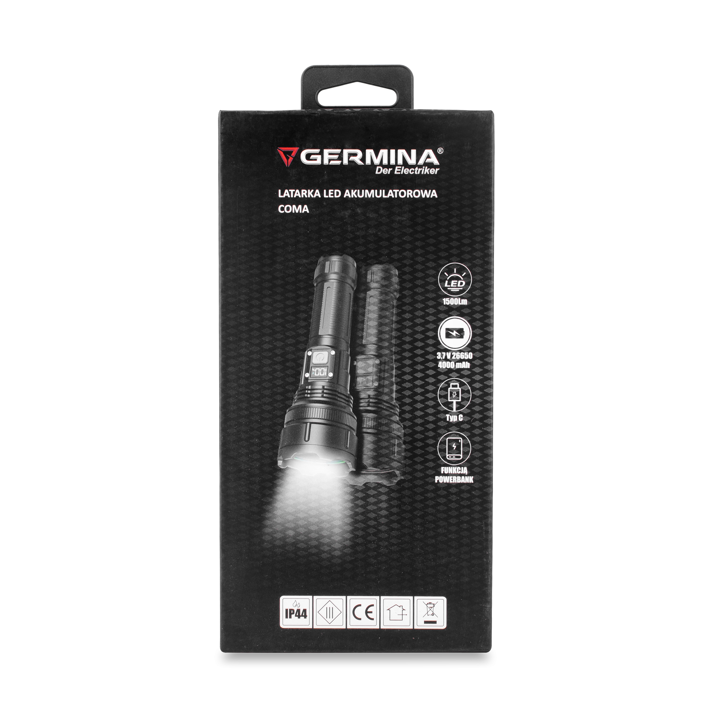 Latarka akumulatorowa 1500lm COMA GERMINA - 4