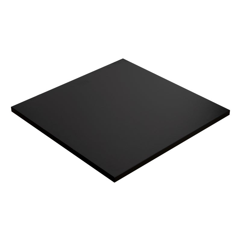 Blat do biurka stolika drewniany czarny laminowany 68x68 cm Kolm