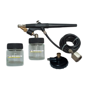 Ovshnrr Airbrush Set 40 PSI mit Kompressor Dual Action Airbrush Set für Kuchendekoration, Makeup, Kunsthandwerk, Nageldesign, Tattoo-Modellierung, Malerei Ovshnrr Airbrush Set 40 PSI mit Kompressor Dual Action Airbrush Set für Kuchendekoration, Makeup, Kunsthandwerk, Nageldesign, Tattoo-Modellierung, Malerei