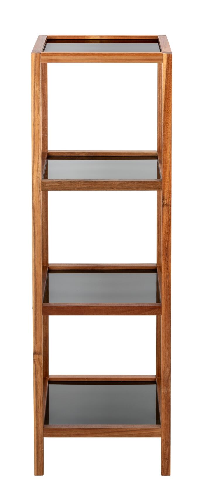 Estante para el baño de madera marrón 36x36x112cm