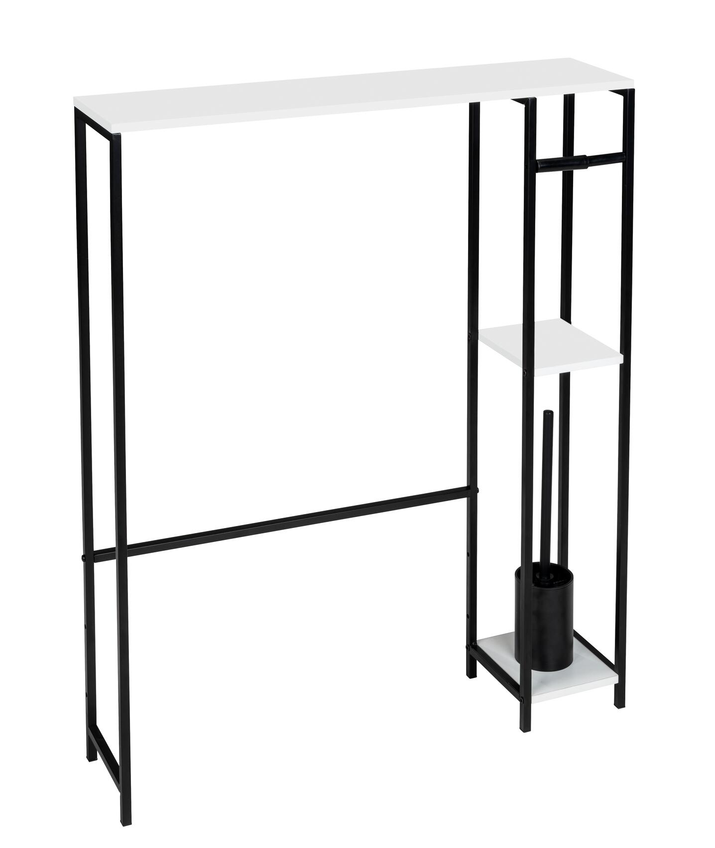 Estante de baño molveno negro 79 x 95.5 cm