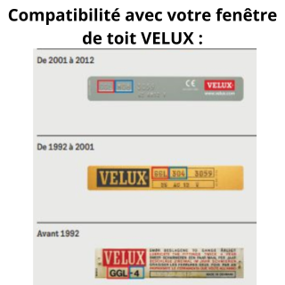 Store fenêtre de toit VELUX occultant gris DBL M04 4204, cadre gris - 5