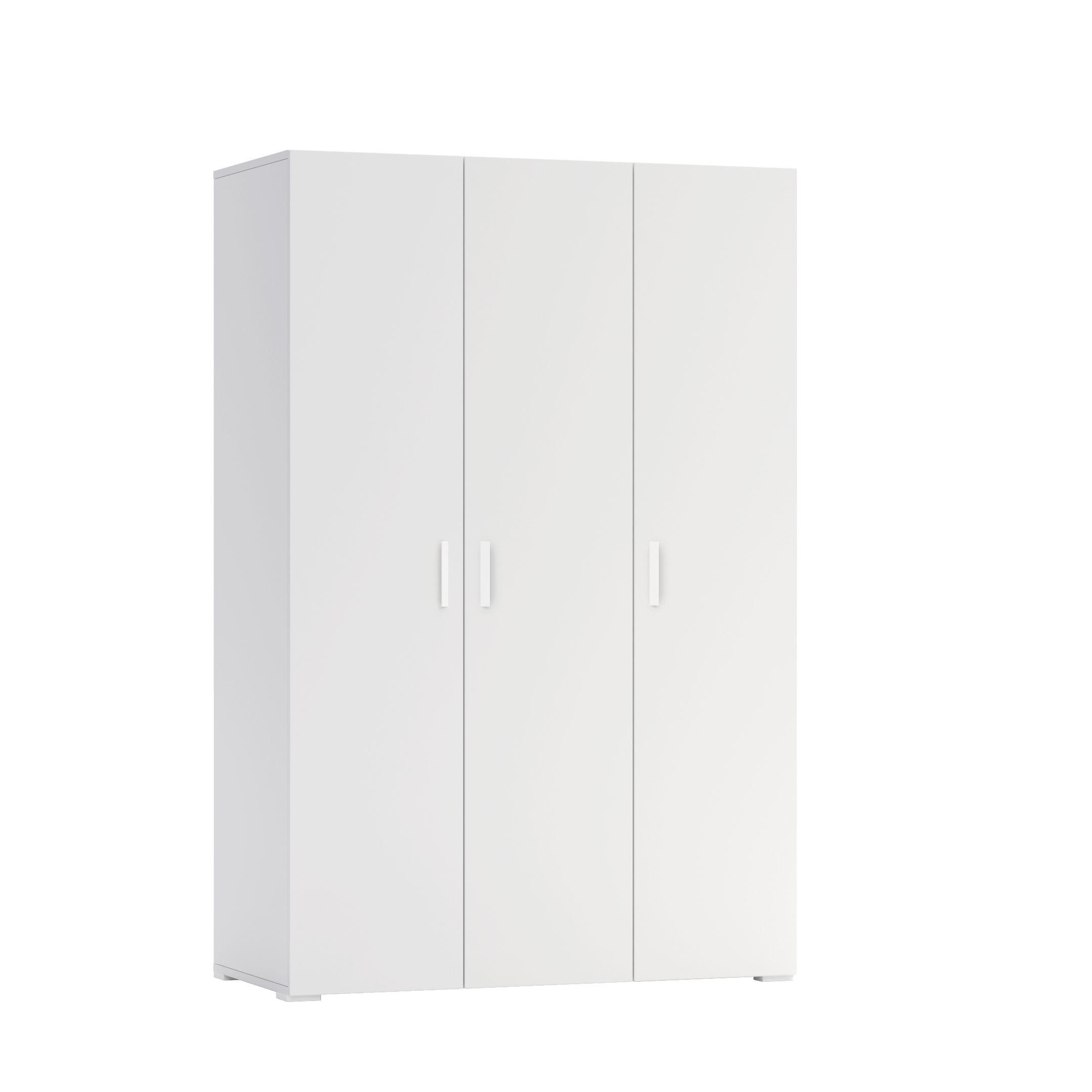 Armario puerta abatible One 125x191x53cm blanco - 14
