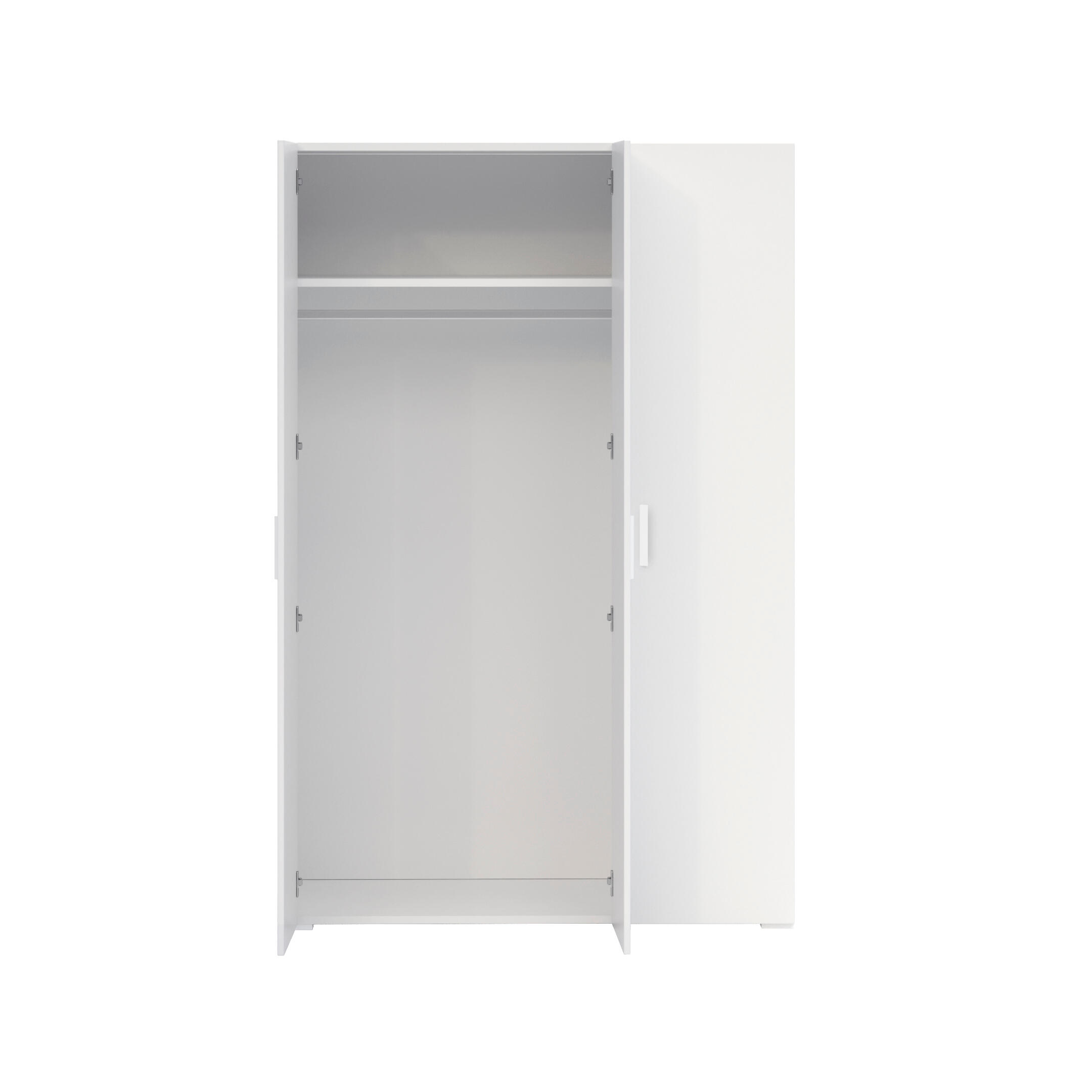 Armario puerta abatible One 125x191x53cm blanco - 13