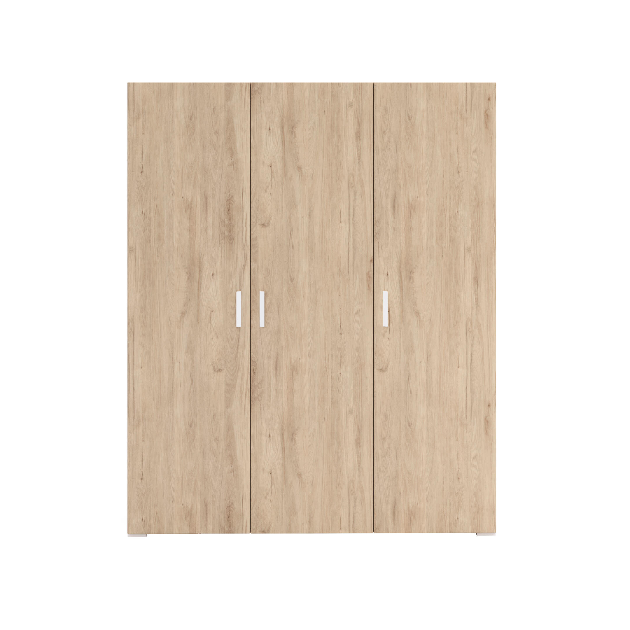 Roupeiro 3 portas de bater carvalho 155x53x191cm One - 13