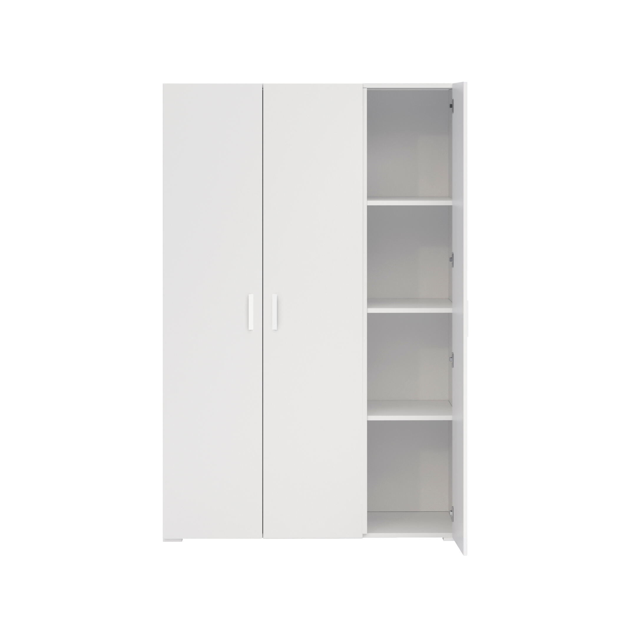 Armario puerta abatible One 125x191x53cm blanco - 12