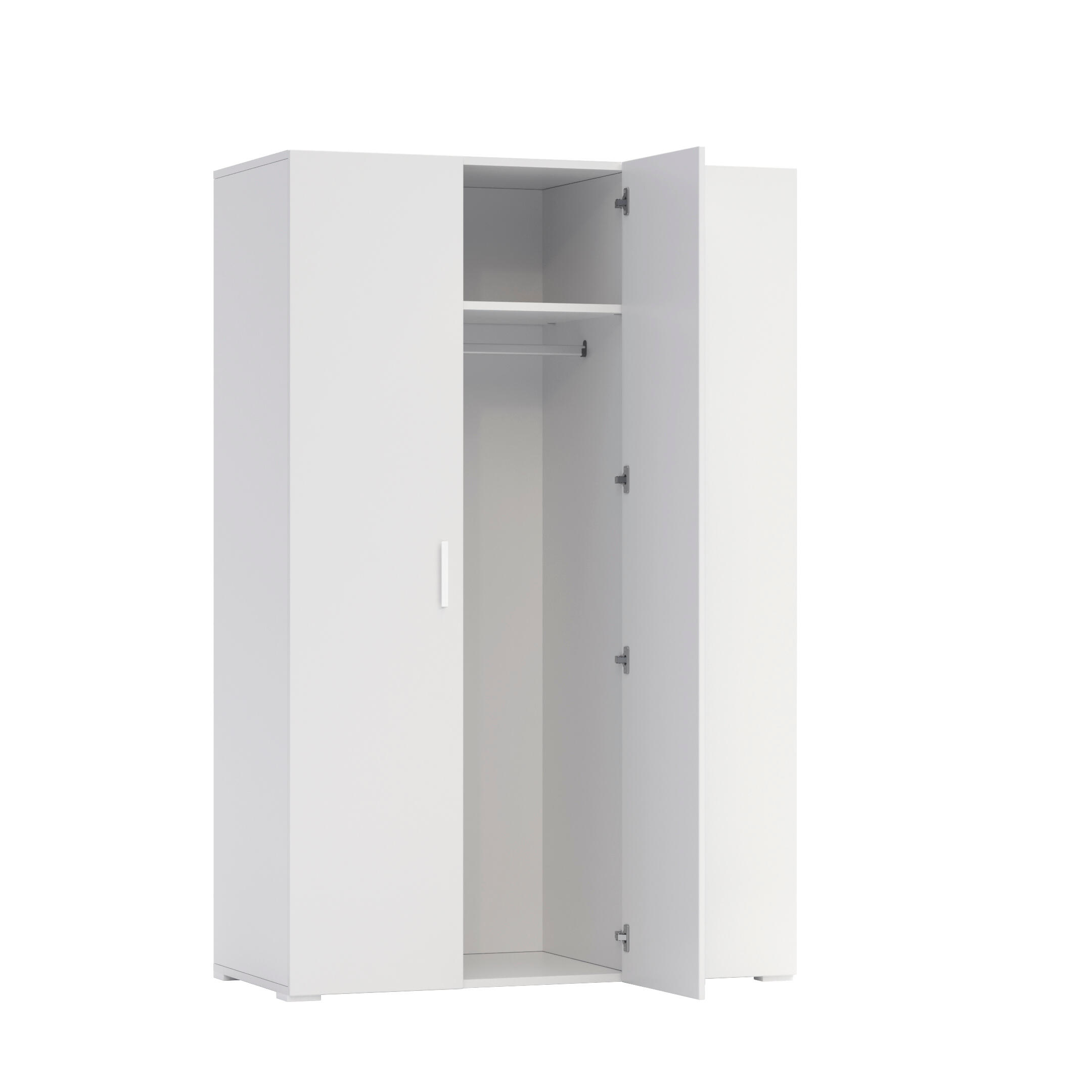 Armario puerta abatible One 125x191x53cm blanco - 10