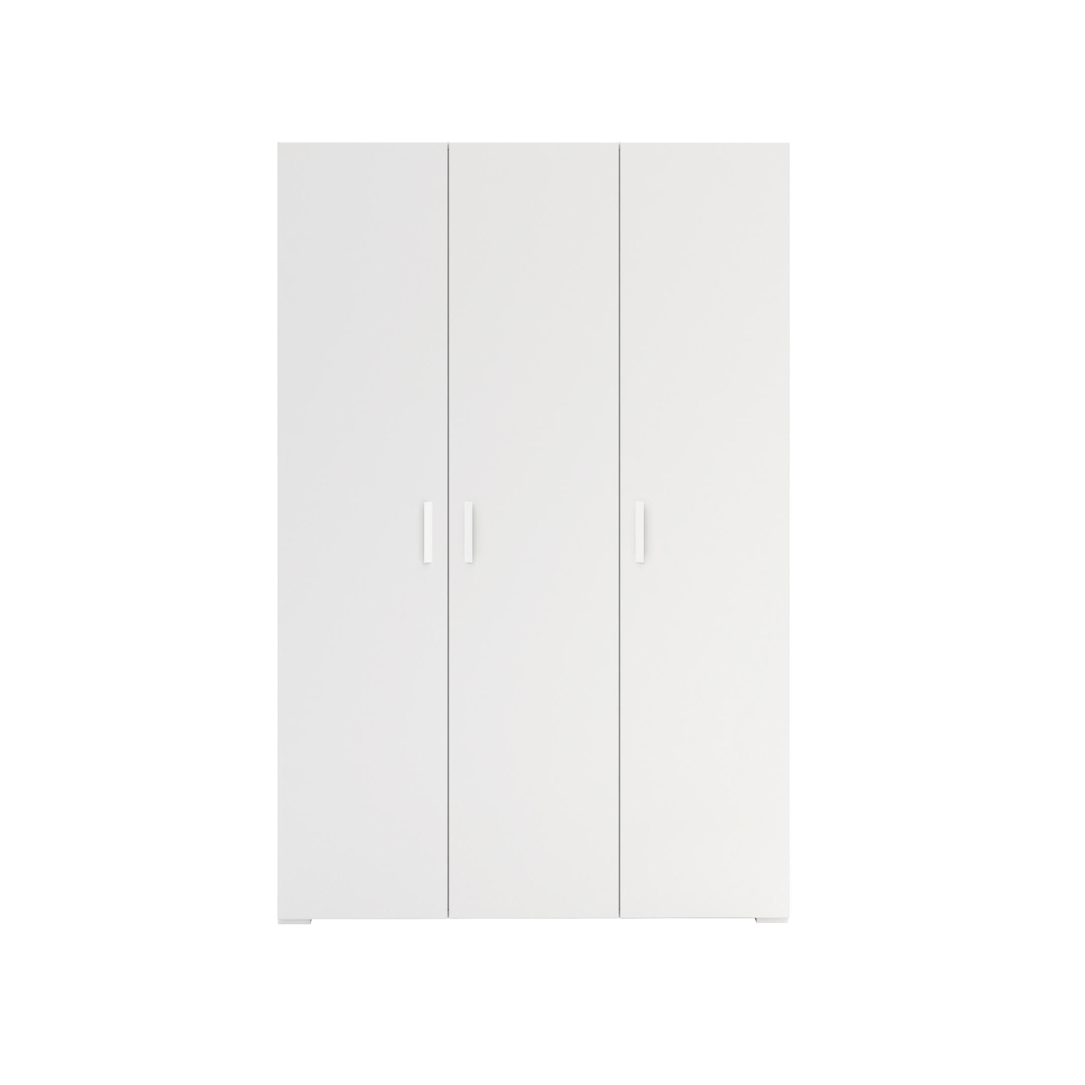 Armario puerta abatible One 125x191x53cm blanco - 9