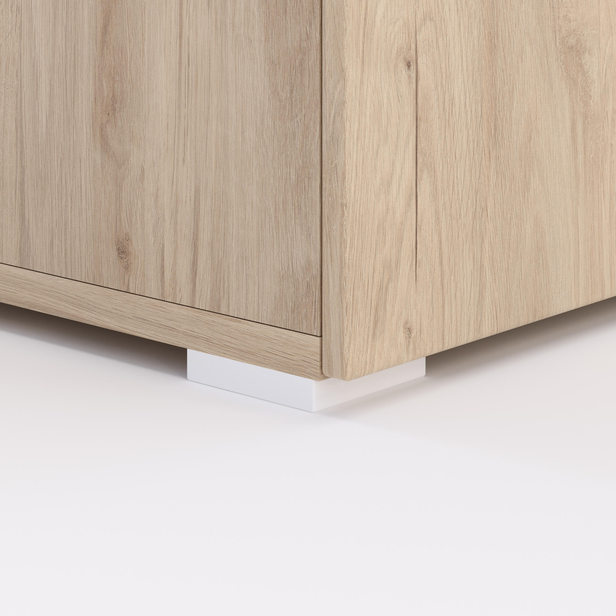Roupeiro 3 portas de bater carvalho 155x53x191cm One - 15