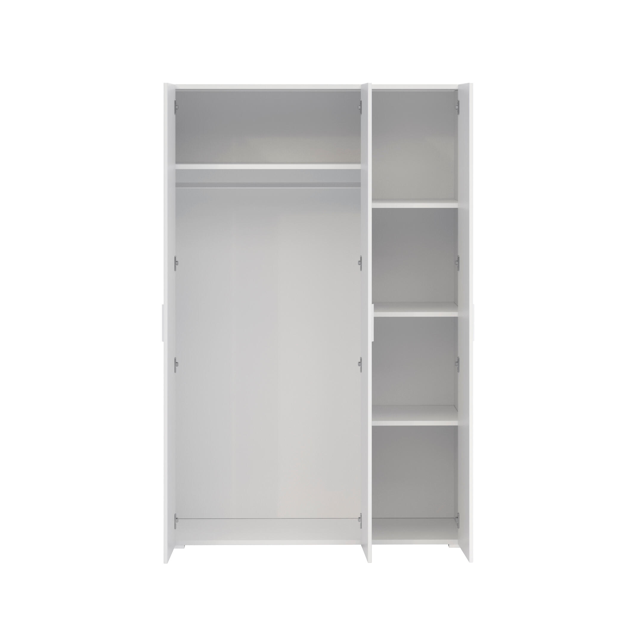 Armario puerta abatible One 125x191x53cm blanco - 5