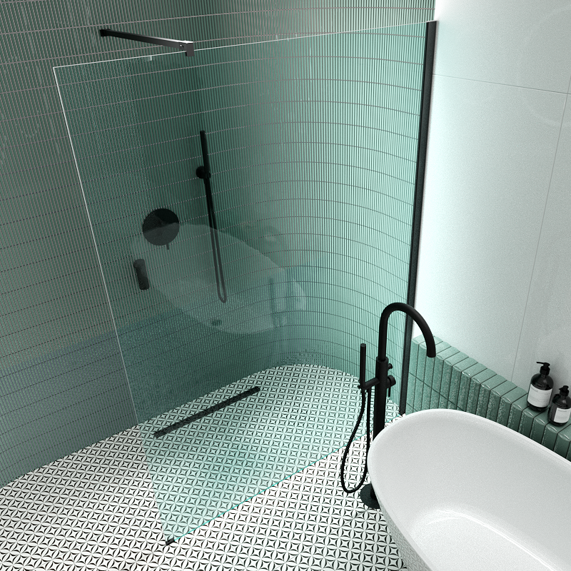 System prysznicowy podtynkowy czarny Simplon Omnires - 2