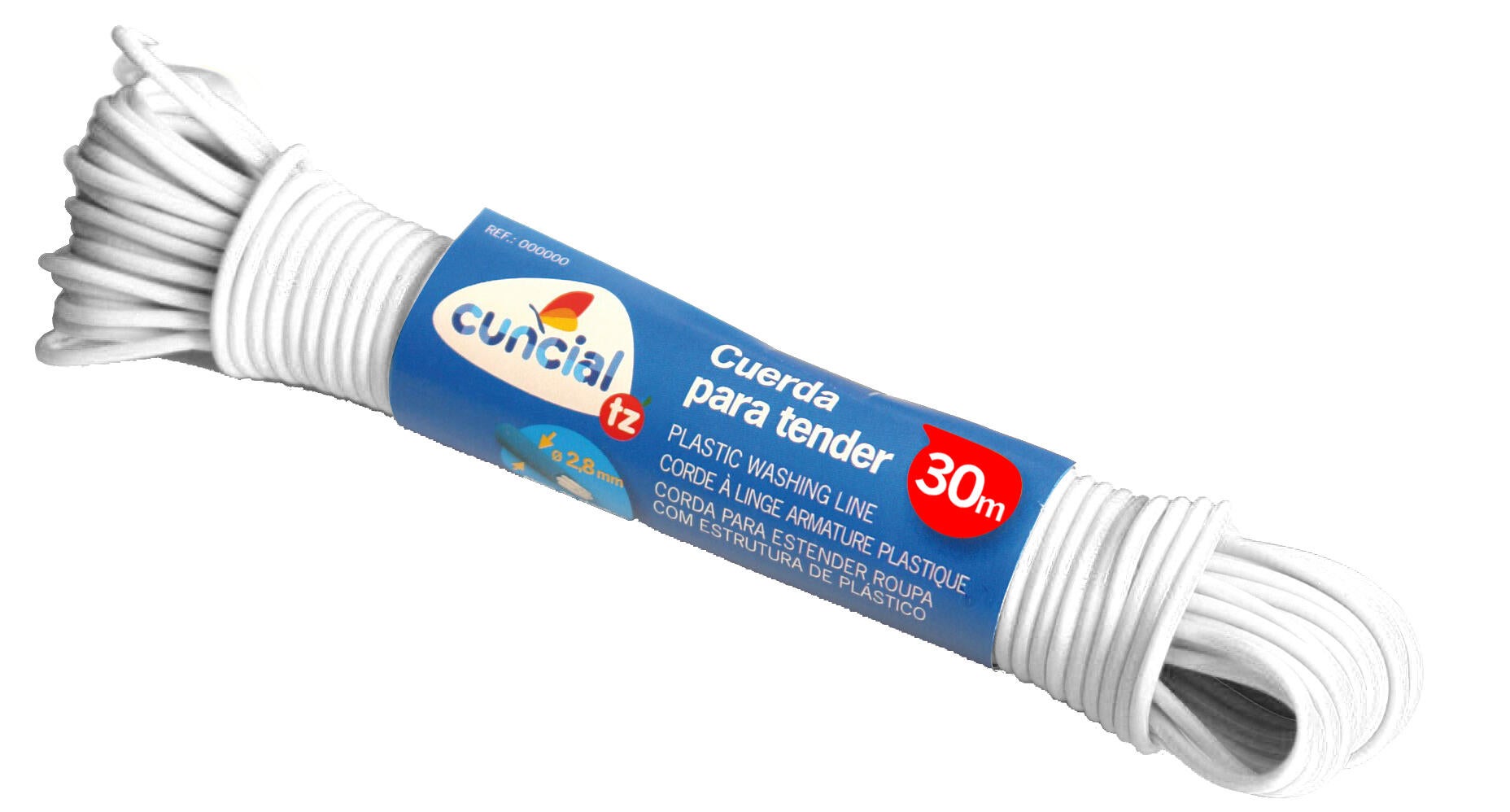 Cuerda de nailon de 20 m y 10 kg de carga útil