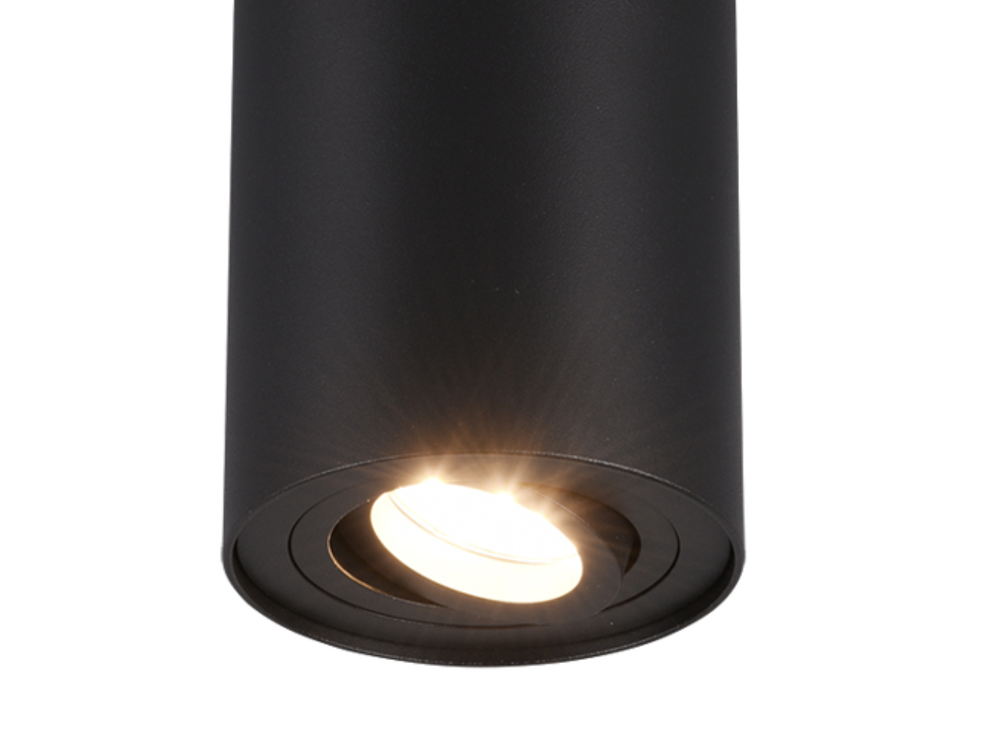 Candeeiro de teto 1 lâmpada GU10 preto Cookie - 4