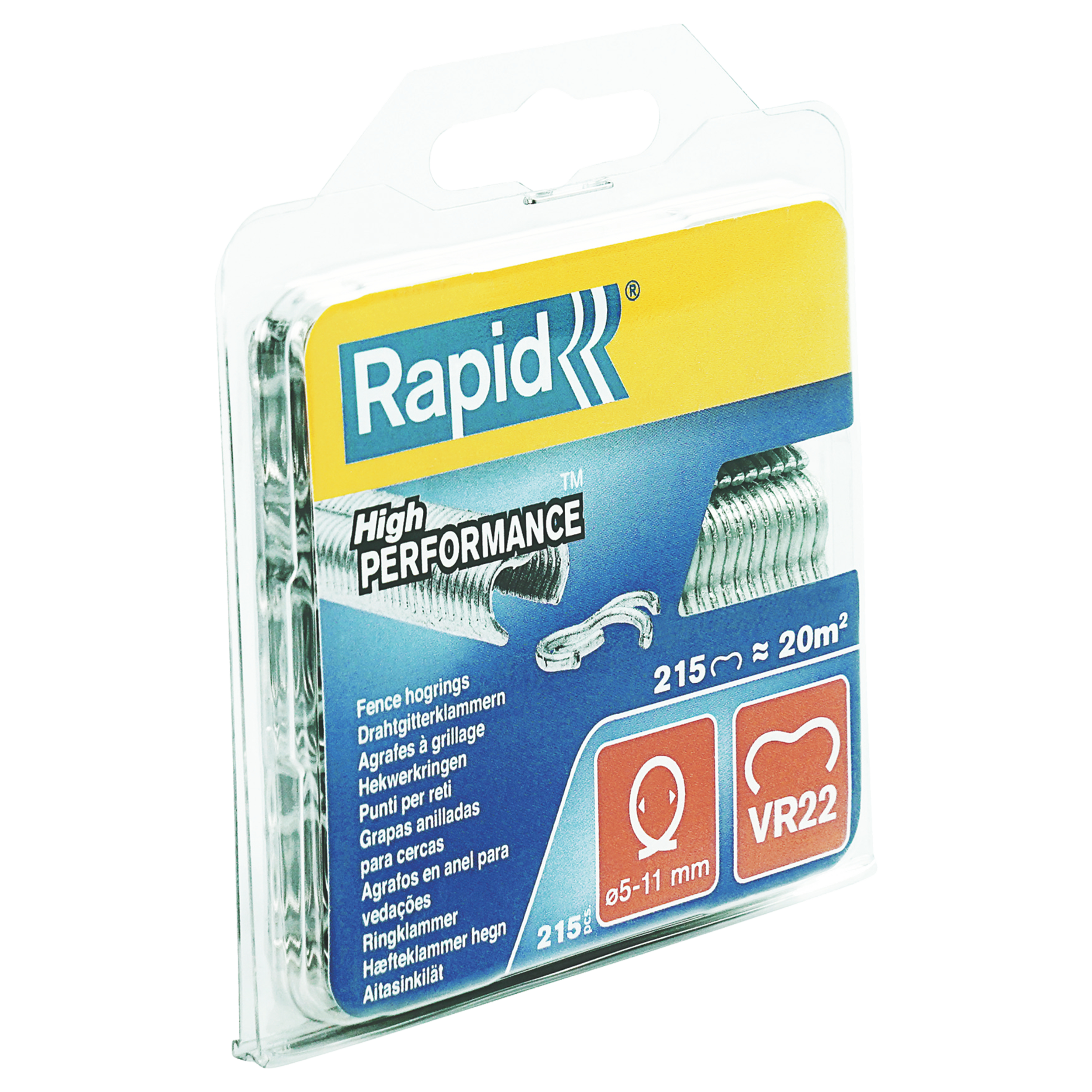 Zszywki zaciskowe do ogrodzenia VR22 215 szt. Rapid