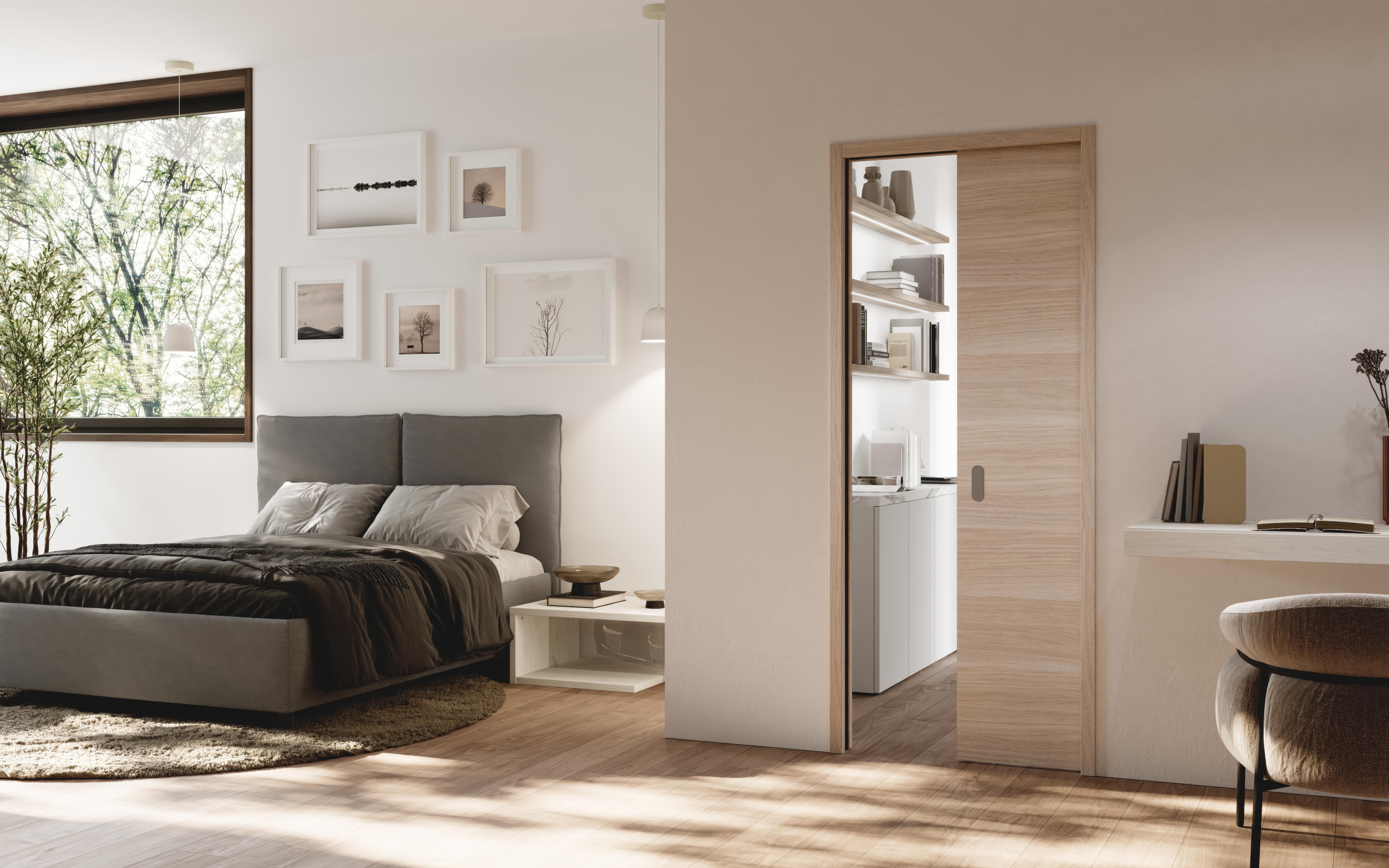 Kit habillage pour porte coulissante à galandage Madrid - 2