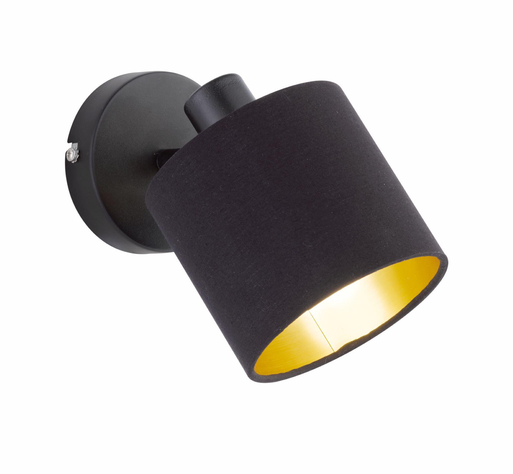 Foco decorativo TOMMY EXCL 1XE14 28W PRETO/DOURADO - 2