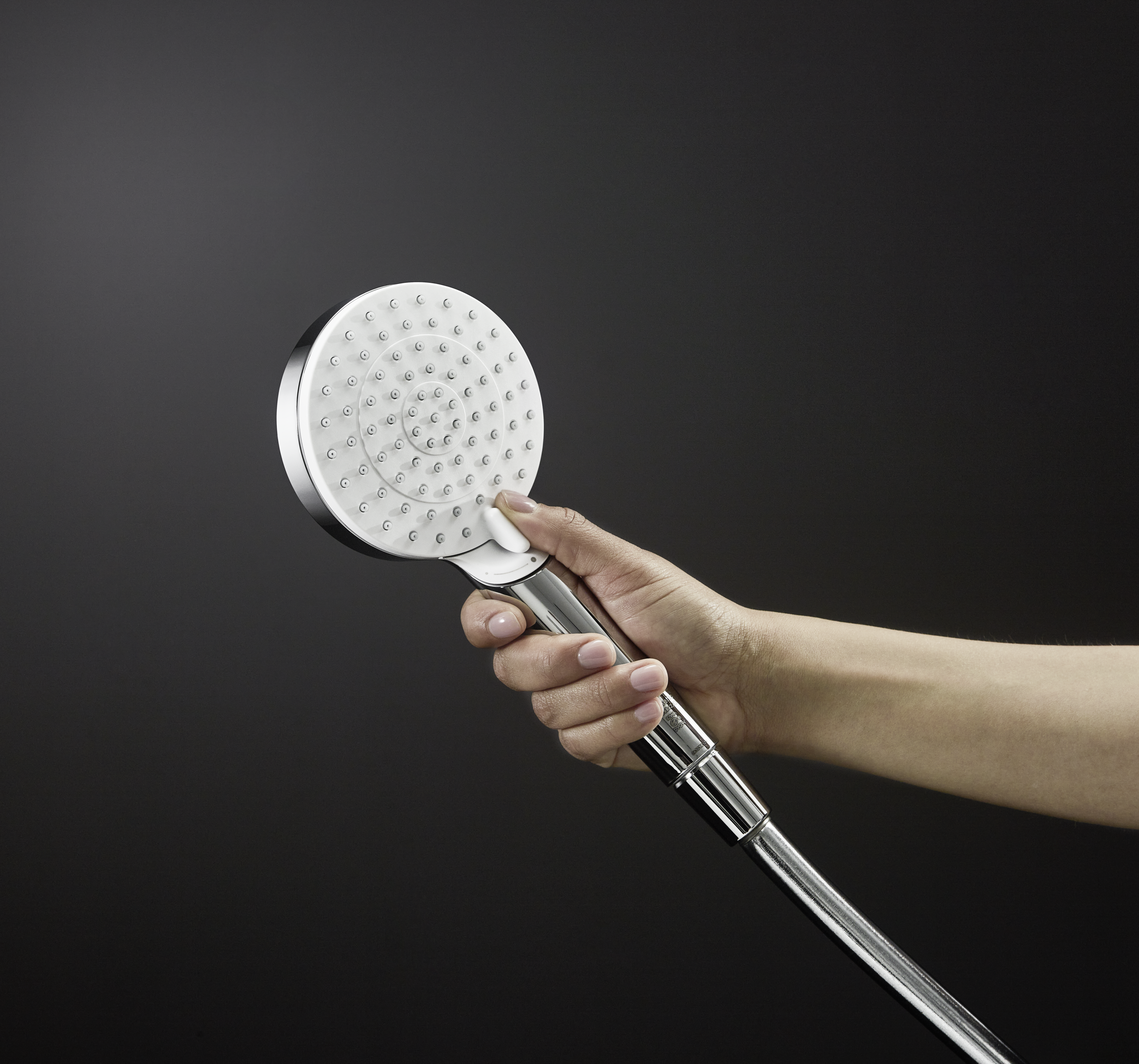 Alcachofa de ducha + flexo + soporte hansgrohe crometta cromado con 2 funciones