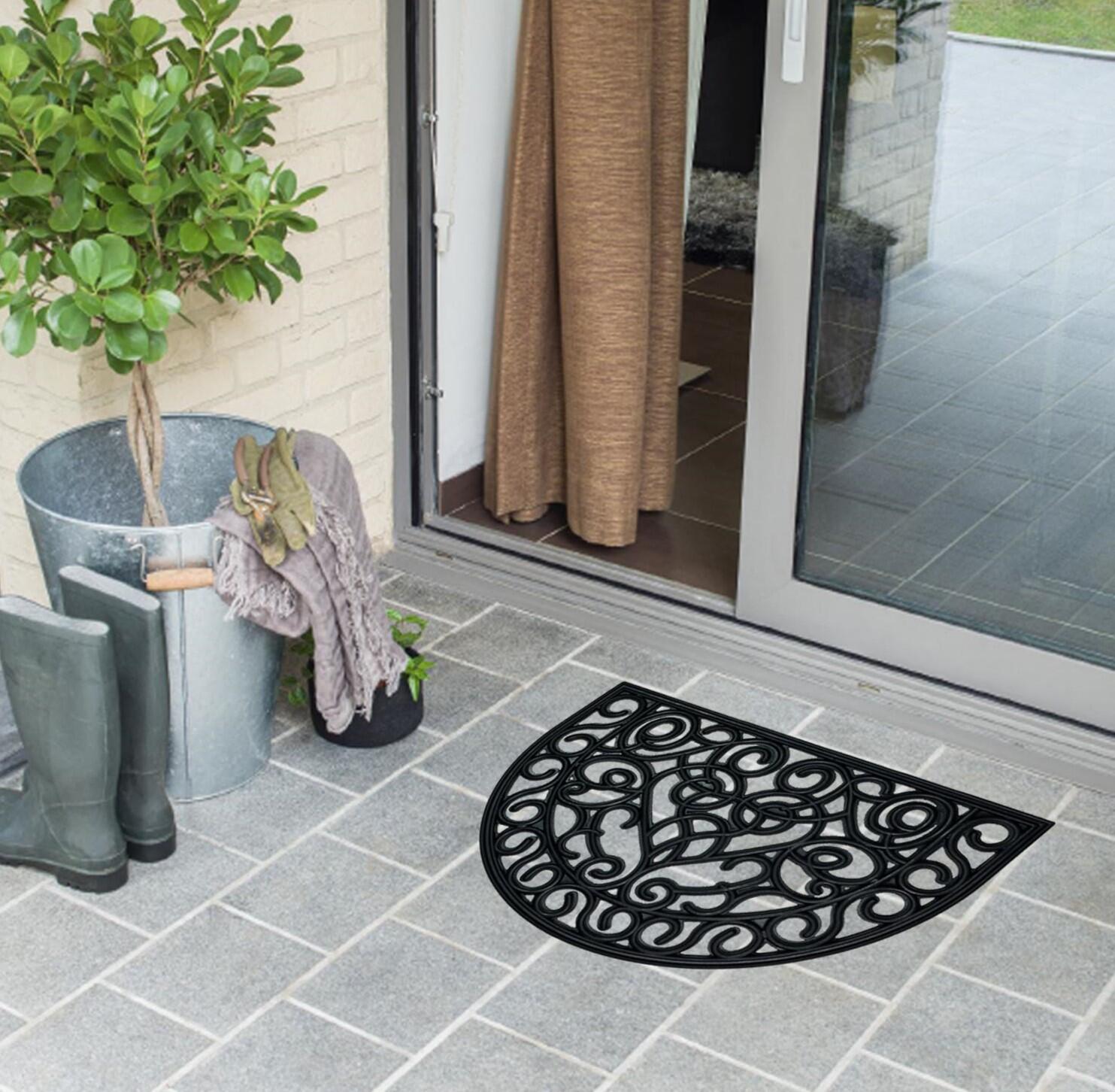 Paillasson noir l.45 cm x L.65 cm, Diamond - 2