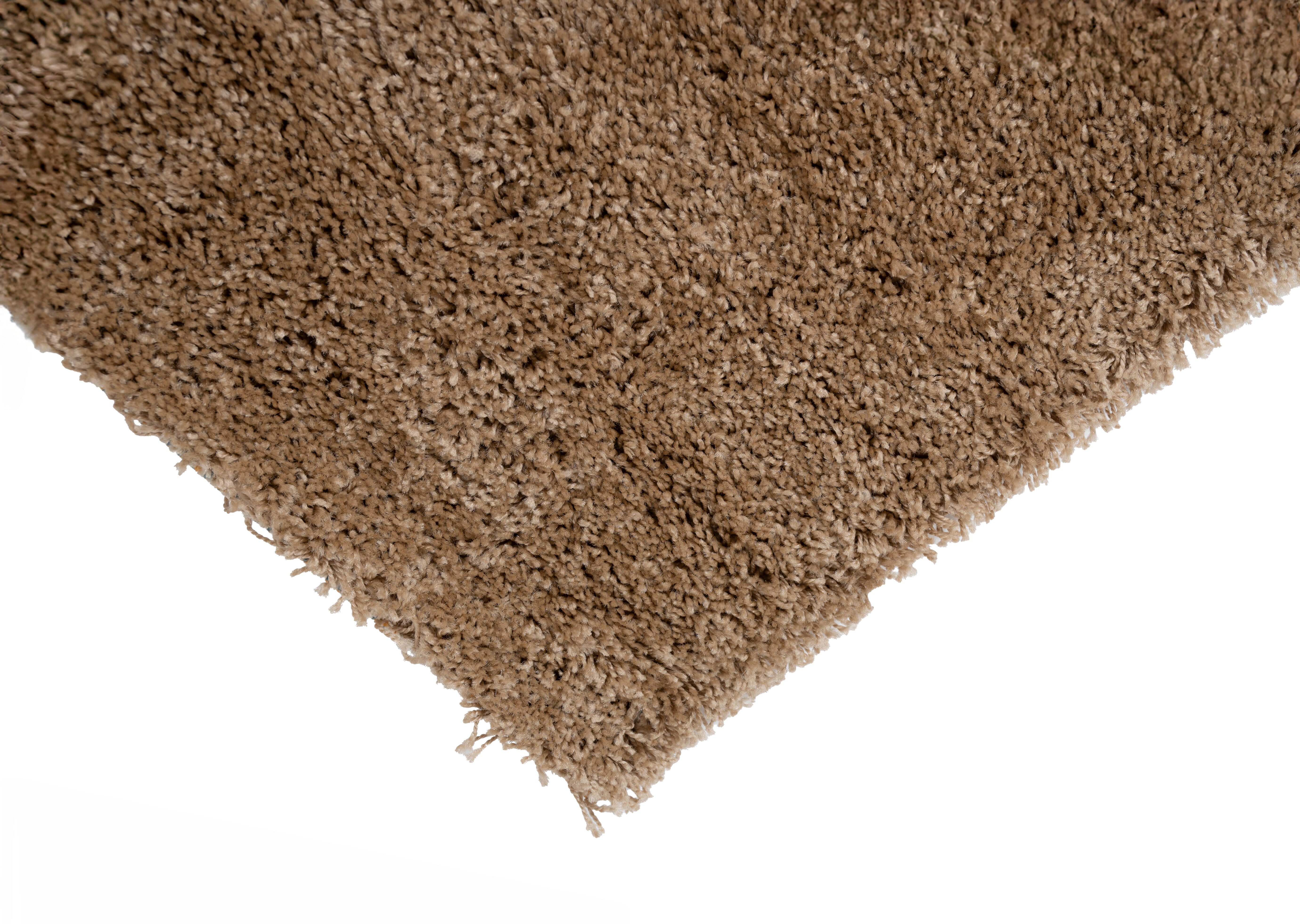 Alfombra polipropileno Shaggy Norge 160x230cm pelo largo  liso lino - 7