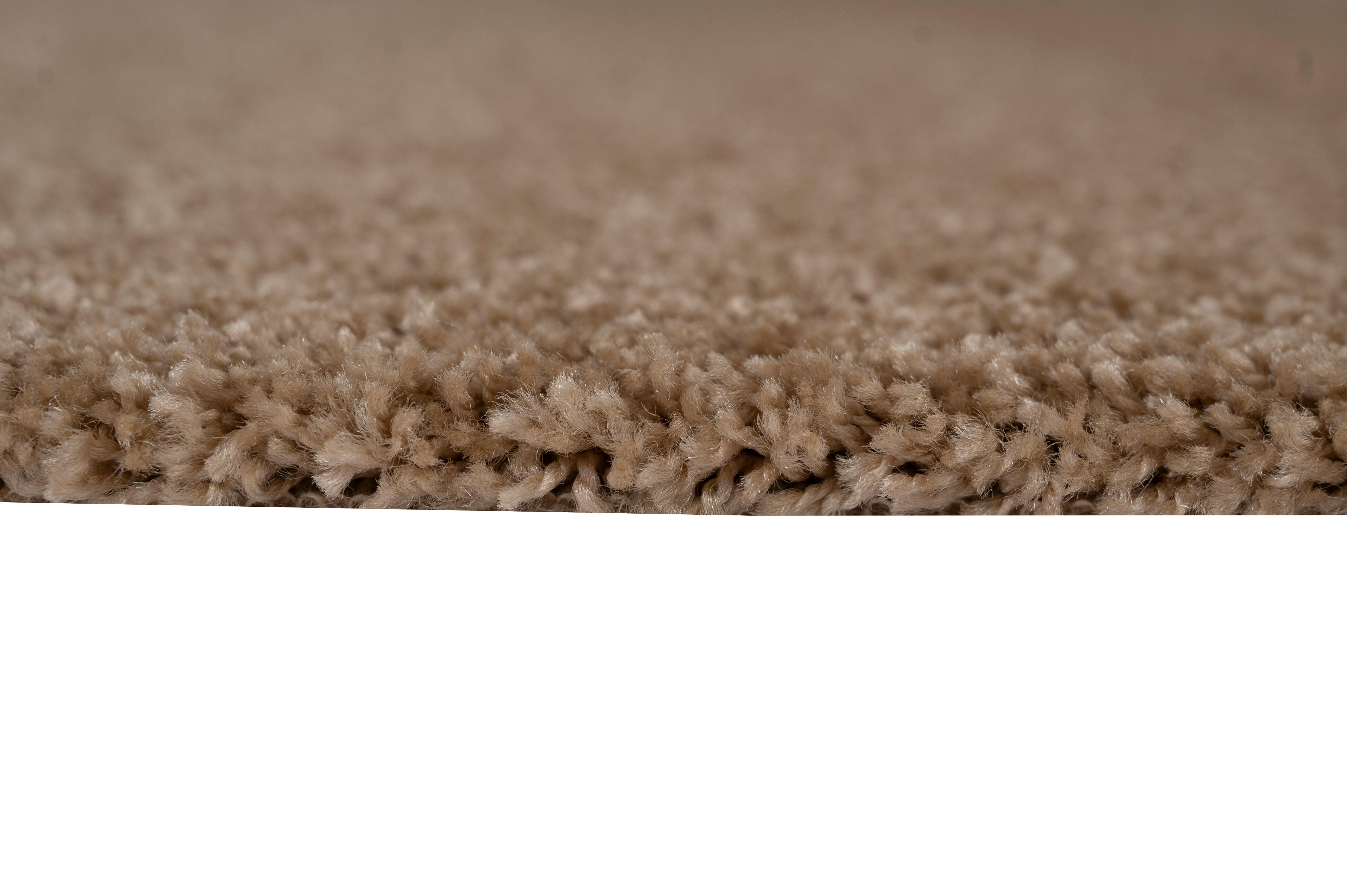 Alfombra polipropileno Shaggy Norge 160x230cm pelo largo  liso lino - 6