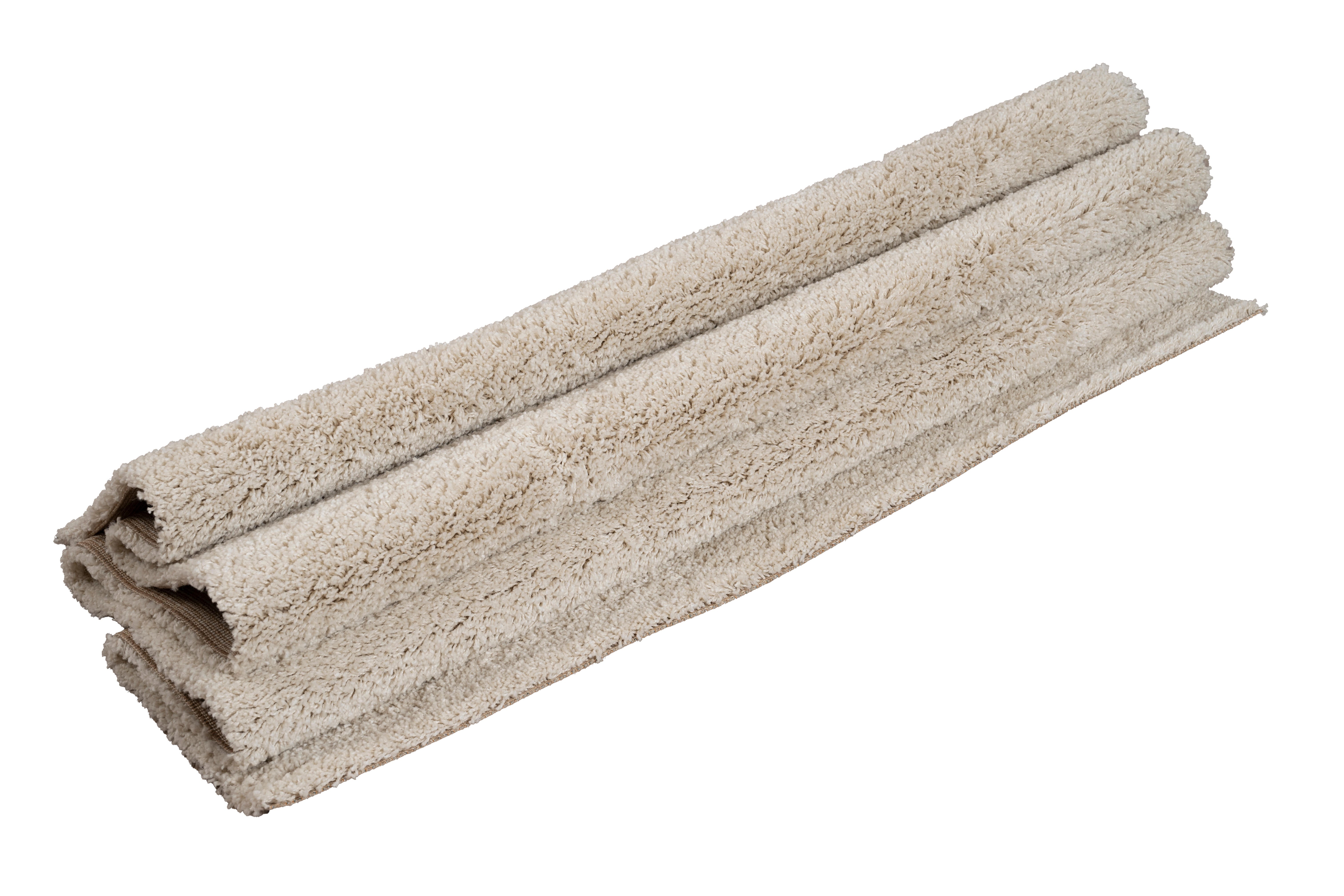 Tapete retangular Shaggy Norge 120x180cm Branco - 9