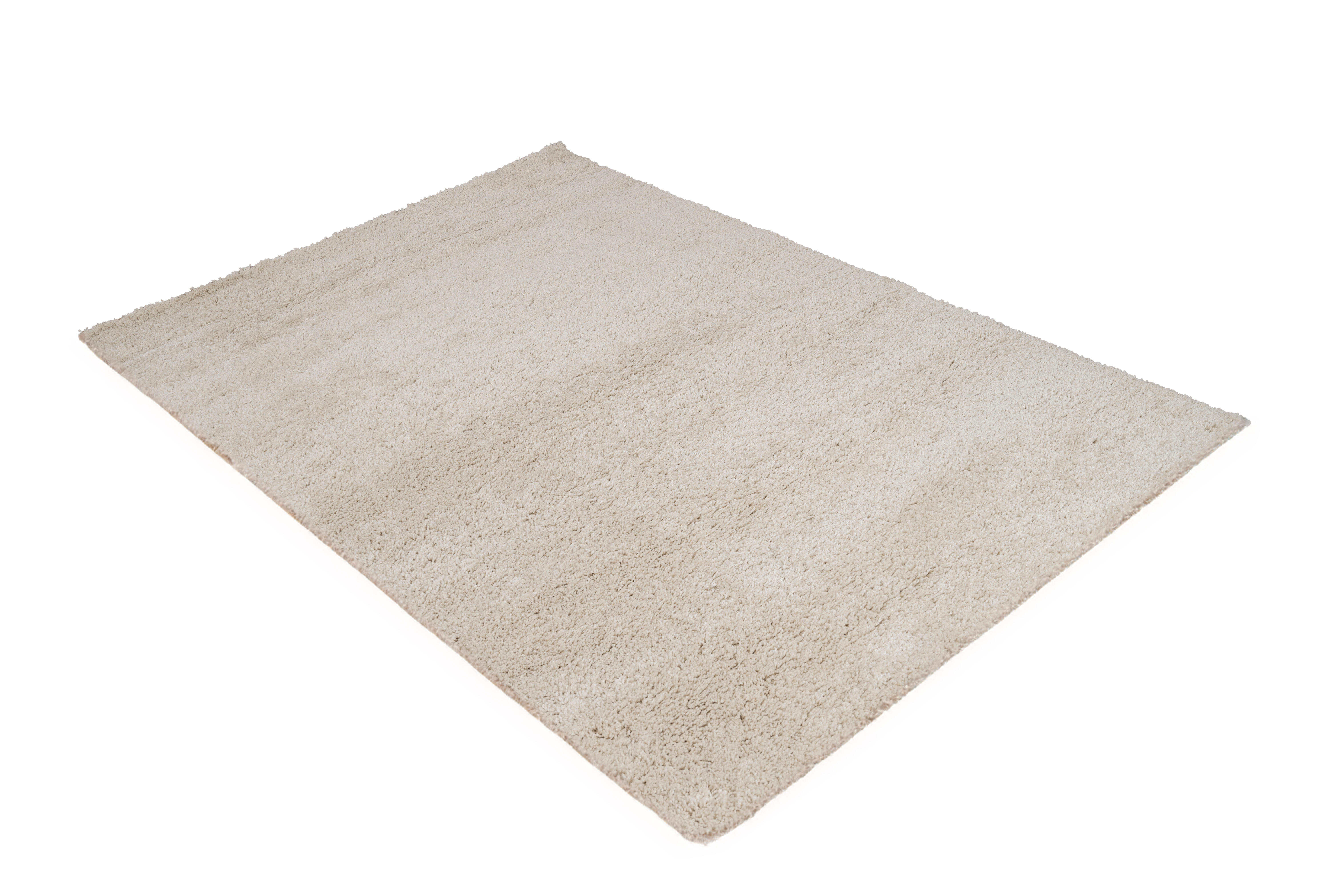 Tapete retangular Shaggy Norge 120x180cm Branco - 3