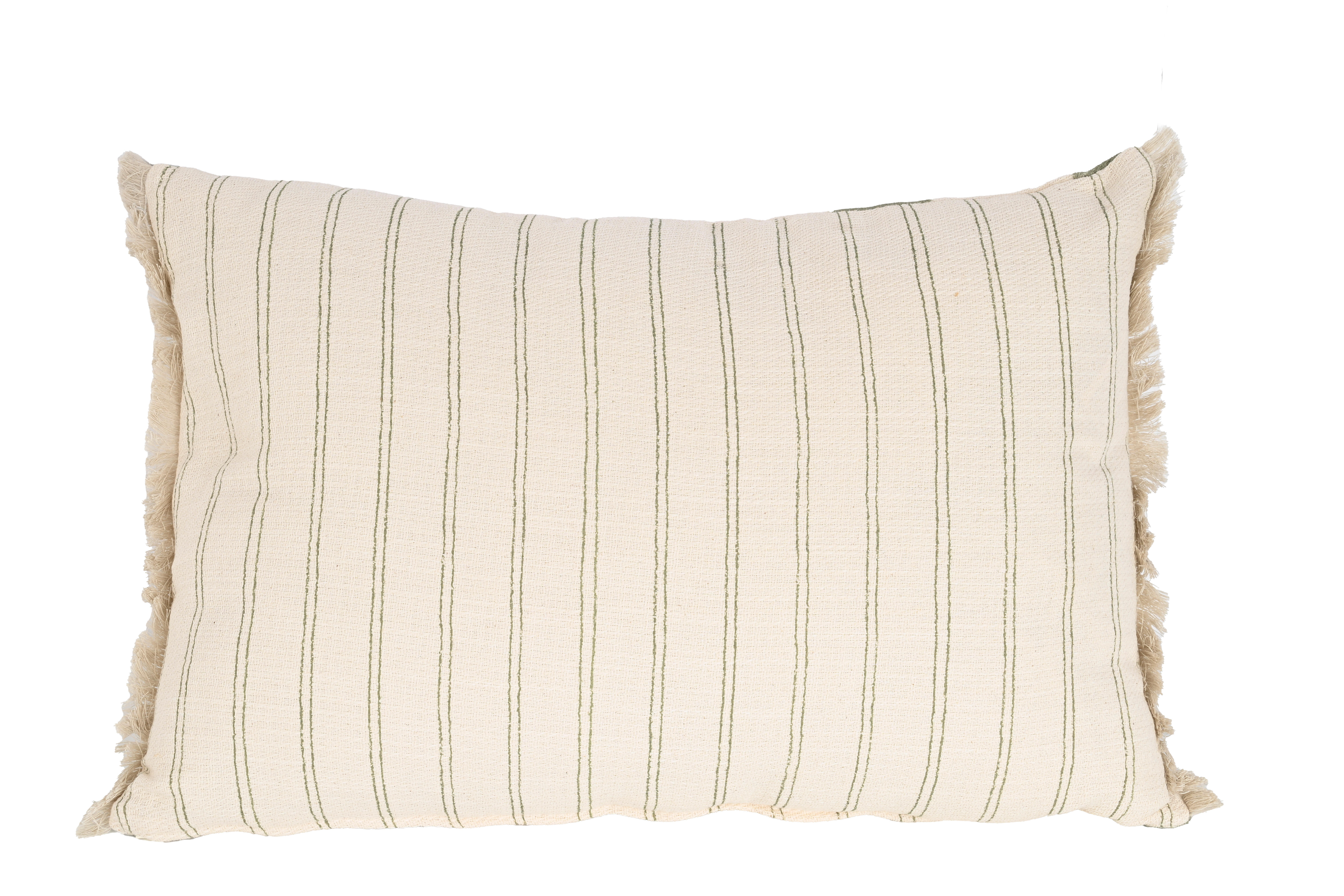 Almofada decorativa Torino 40x60cm verde e branco - 13