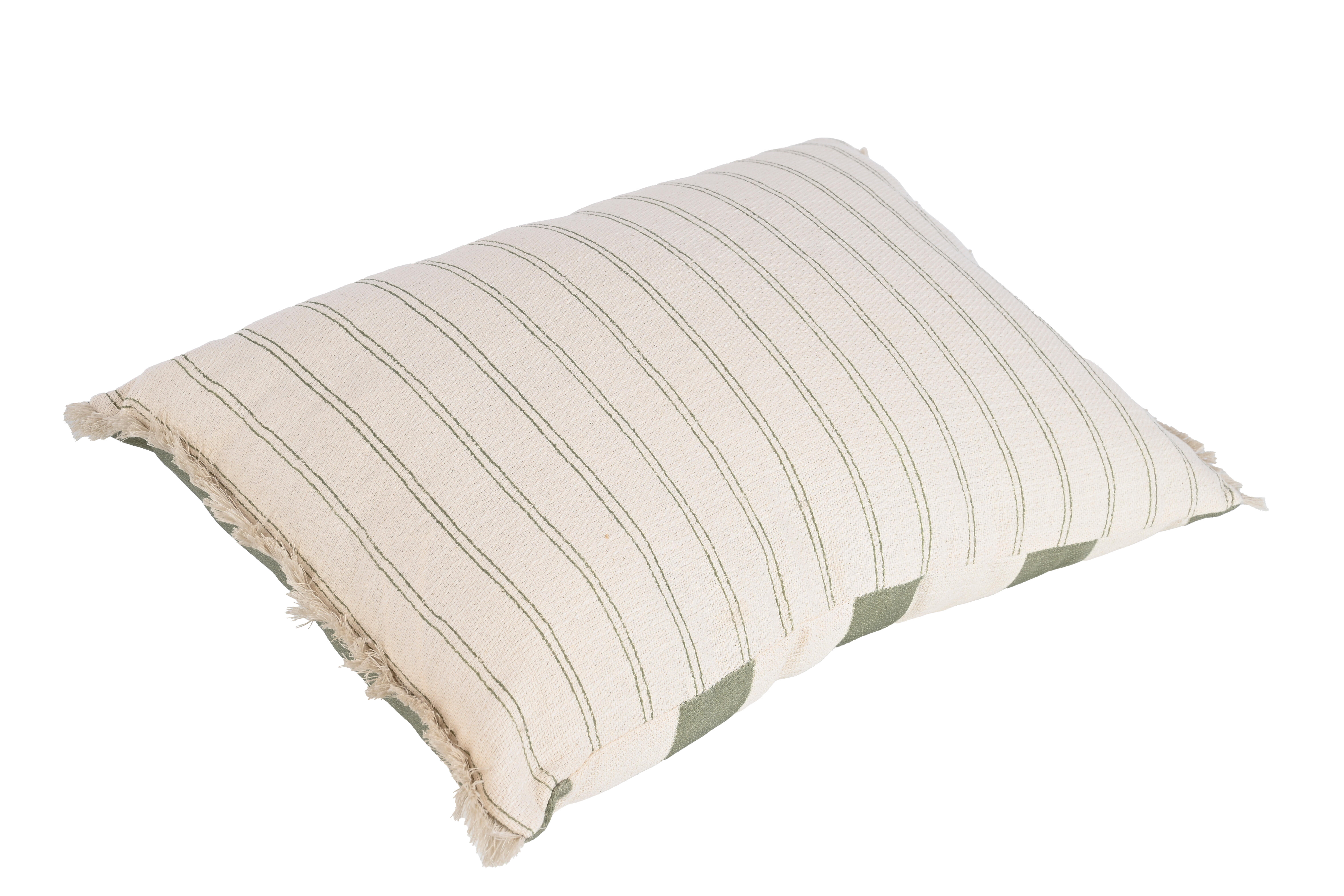 Almofada decorativa Torino 40x60cm verde e branco - 14