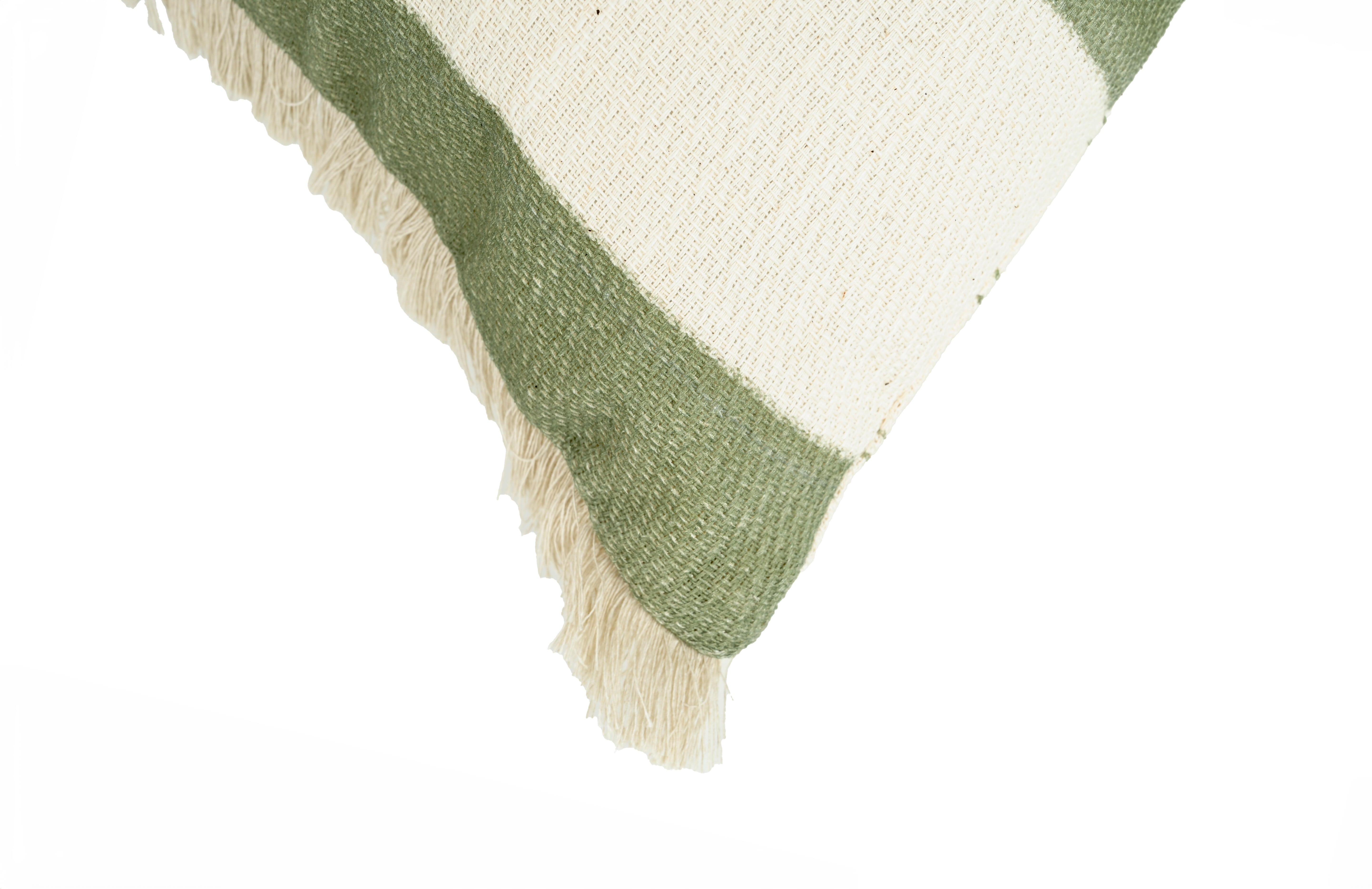 Almofada decorativa Torino 40x60cm verde e branco - 7