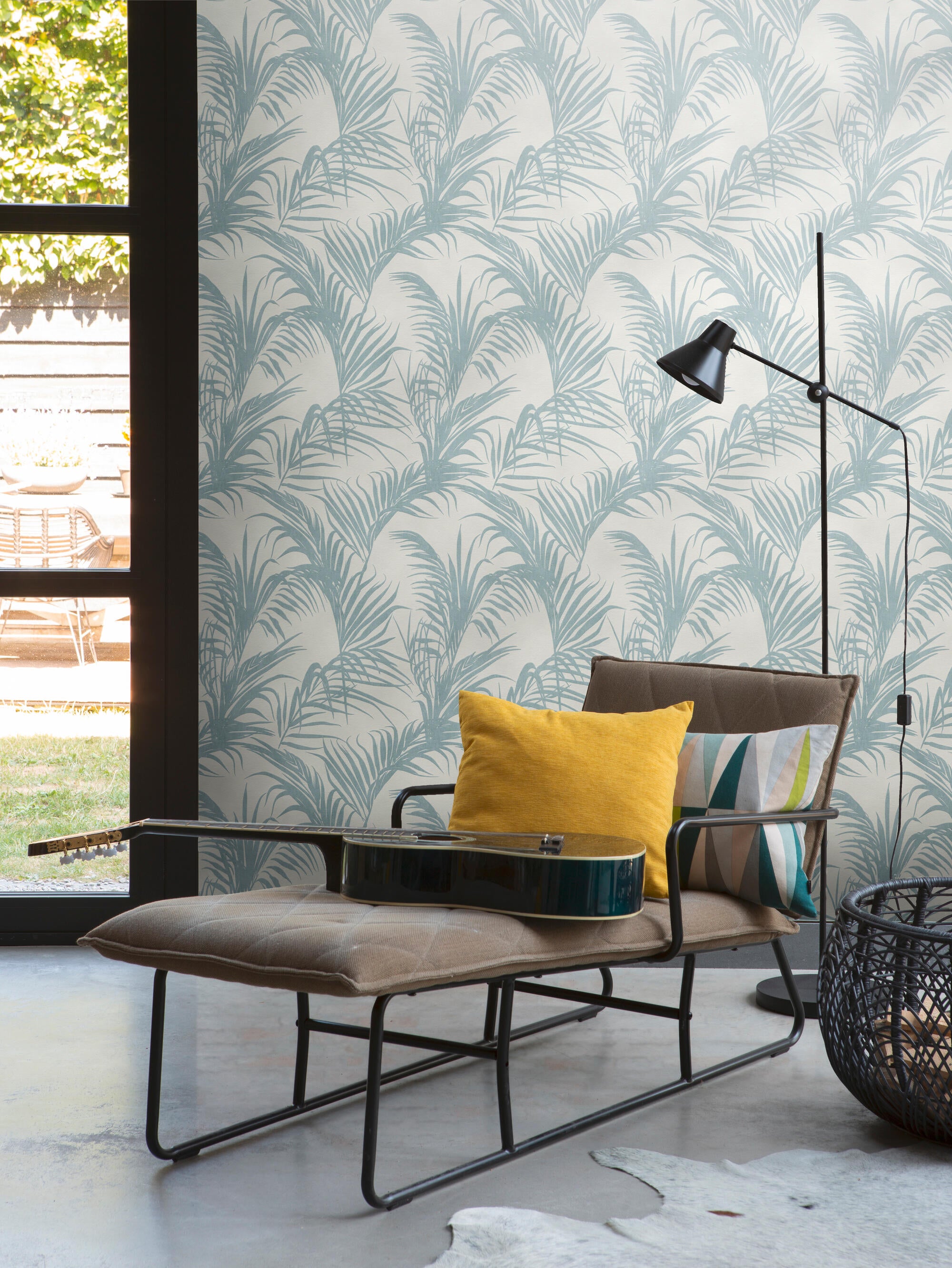 Papel Pintado Tropical Para Llevar Frescura Al Dormitorio
