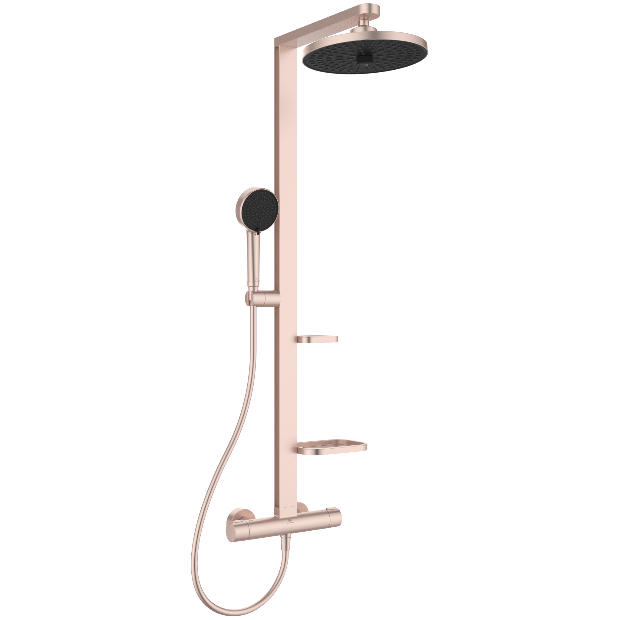 Columna de ducha termostática ideal standard alu+ rosa