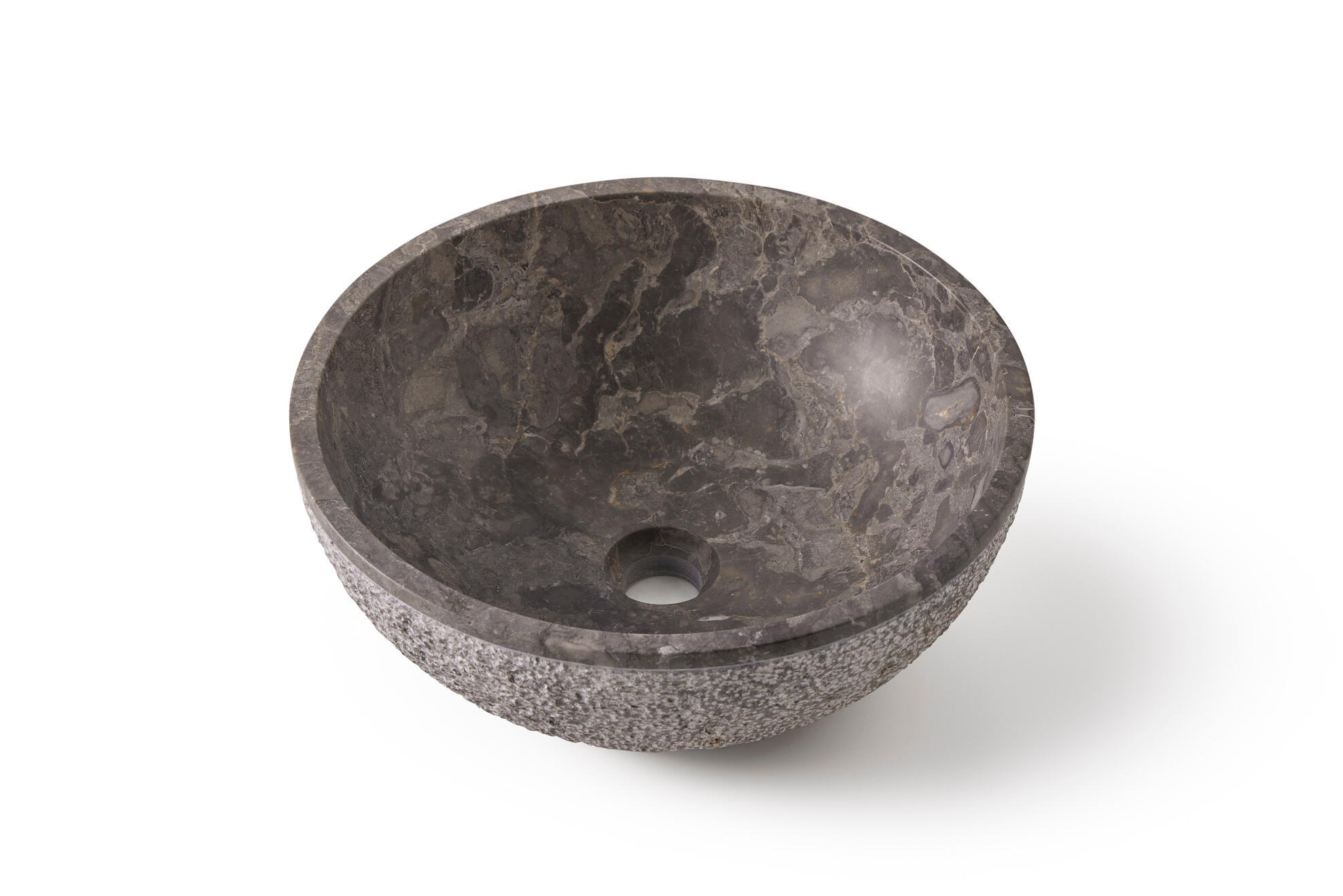Lavabo de sobreponer azores gris oscuro 40x15x40 cm