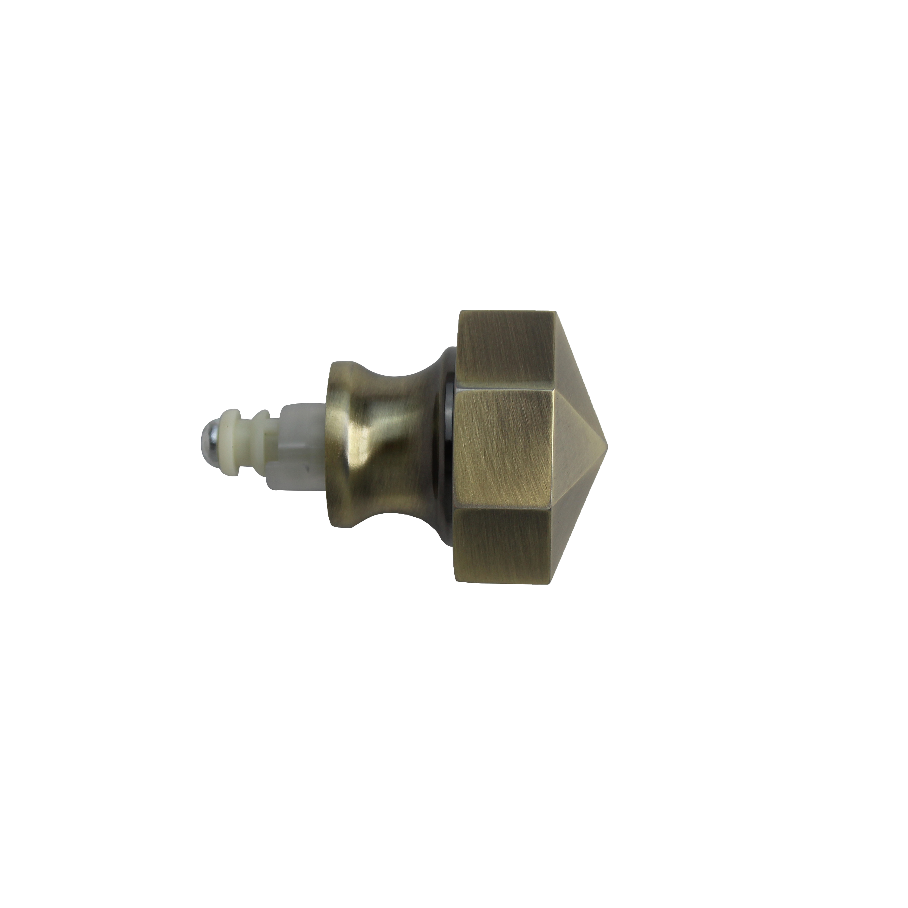 Terminal para barra de cortina d20 mm aluminio neo cono inspire bronce 5 cm