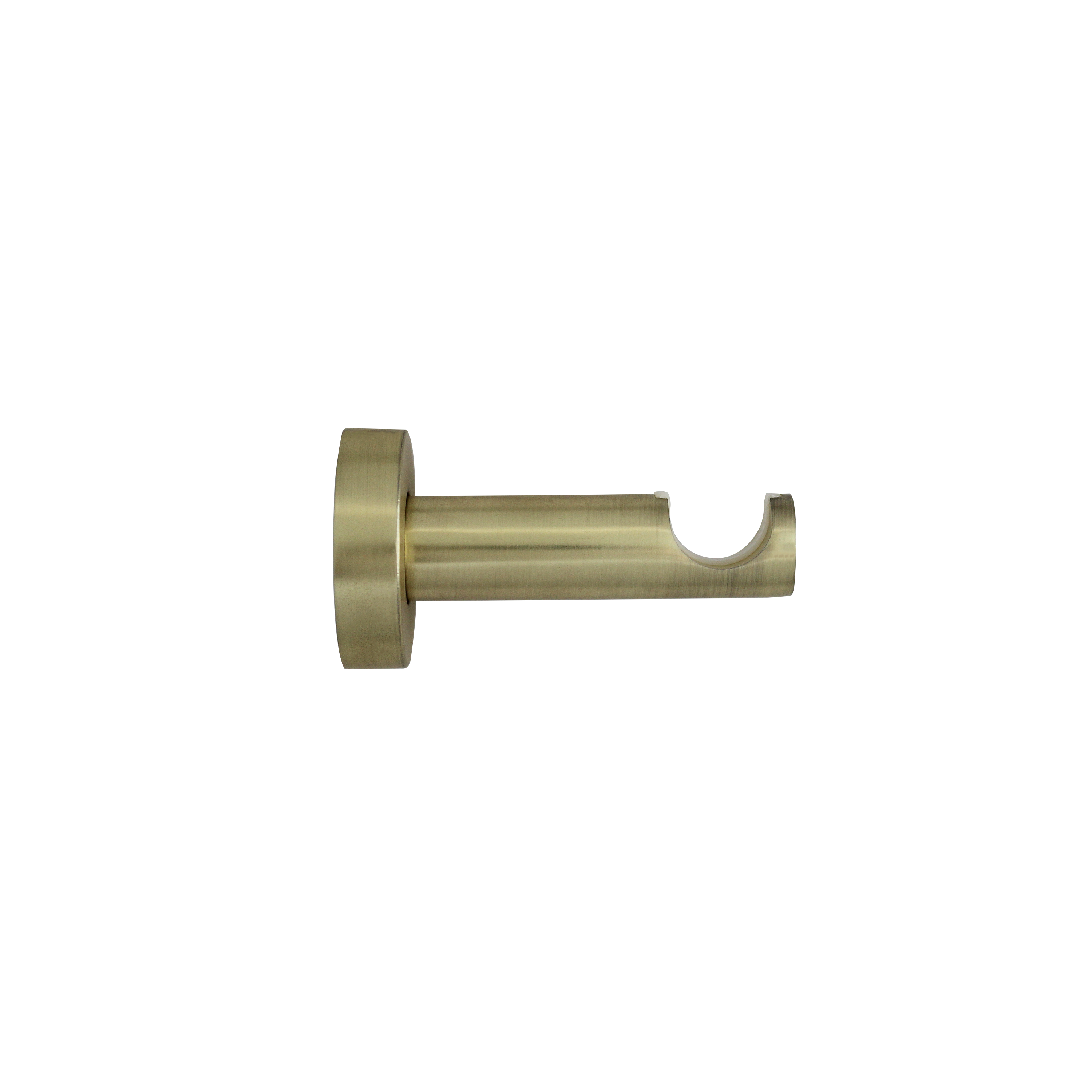 2 soportes d20 mm glamy aluminio inspire oro mate sgle fix 7.6 cm