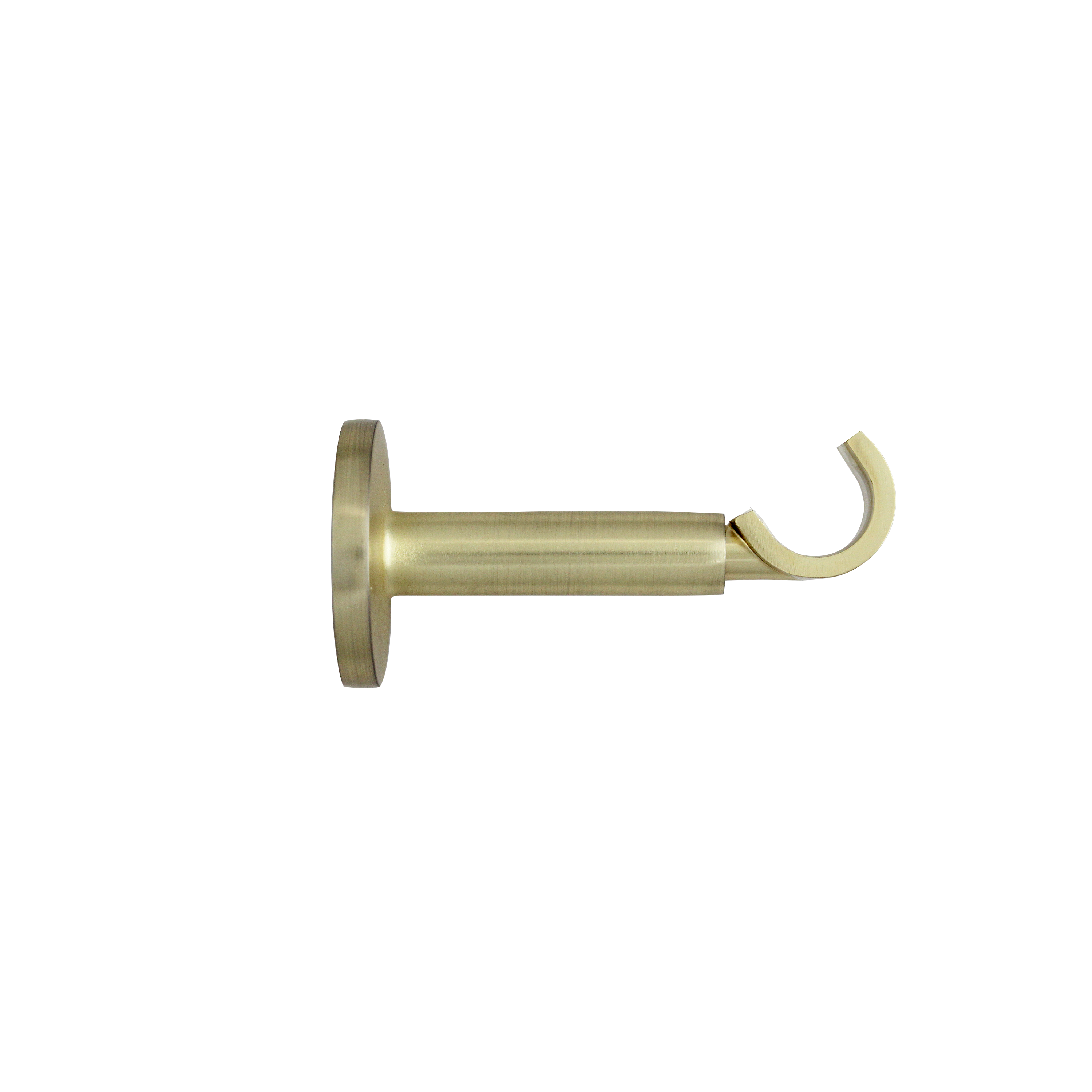 2 soportes d20 mm glamy aluminio inspire oro mate fix extensible 9-12 cm