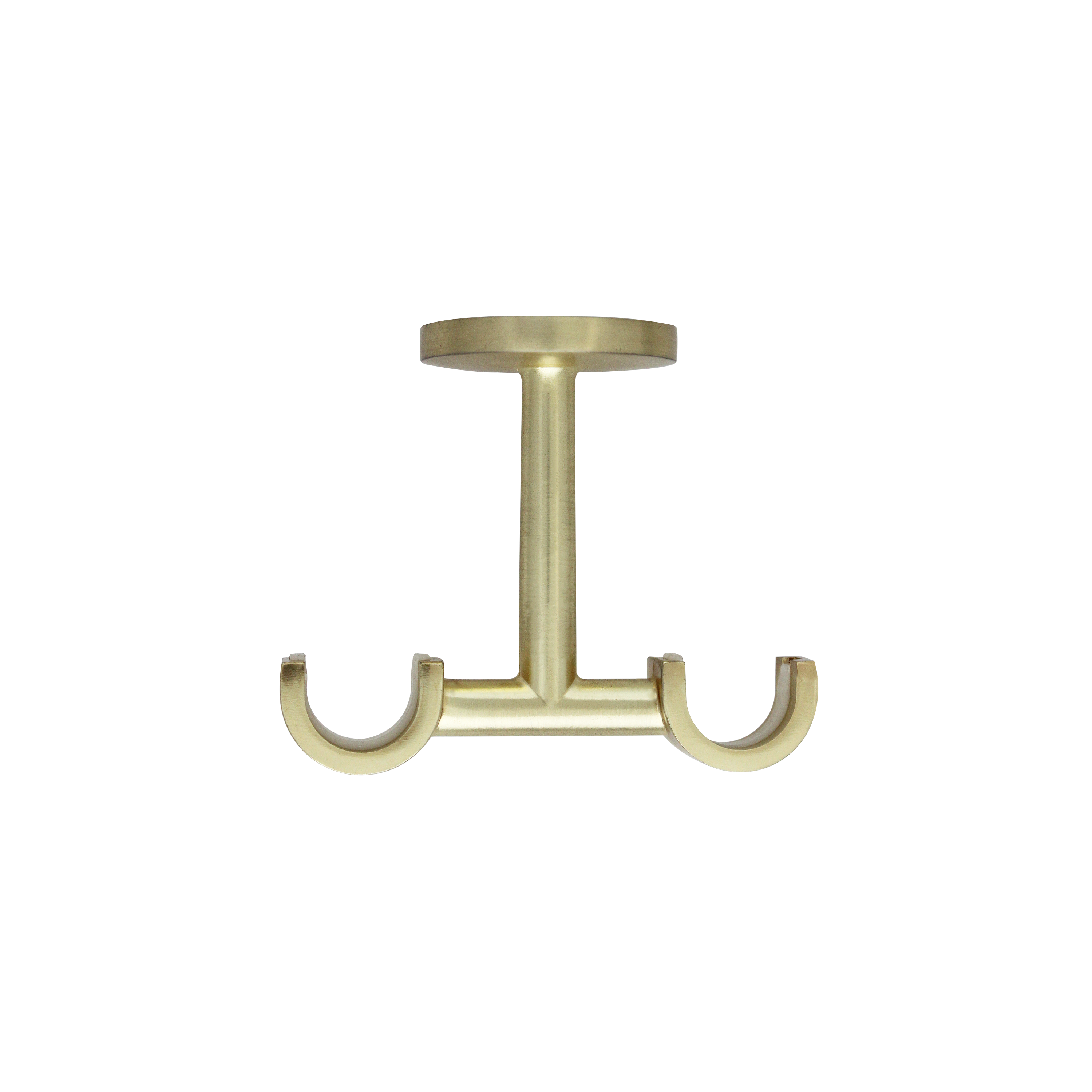 1 soporte d20 mm glamy aluminio inspire oro mate doble fix 7-8.5 cm