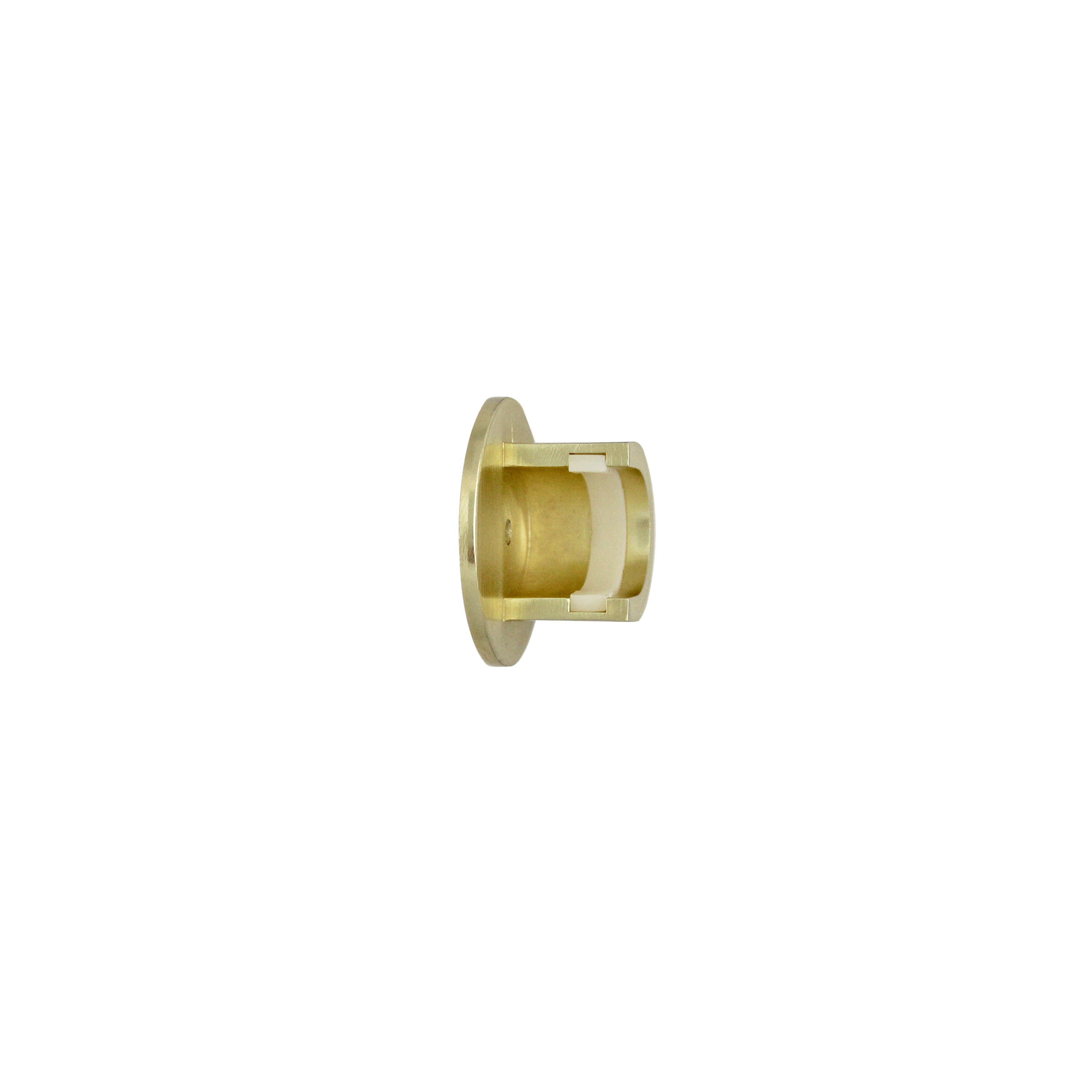 2 soportes d20 mm glamy aluminio inspire oro mate 2.4 cm