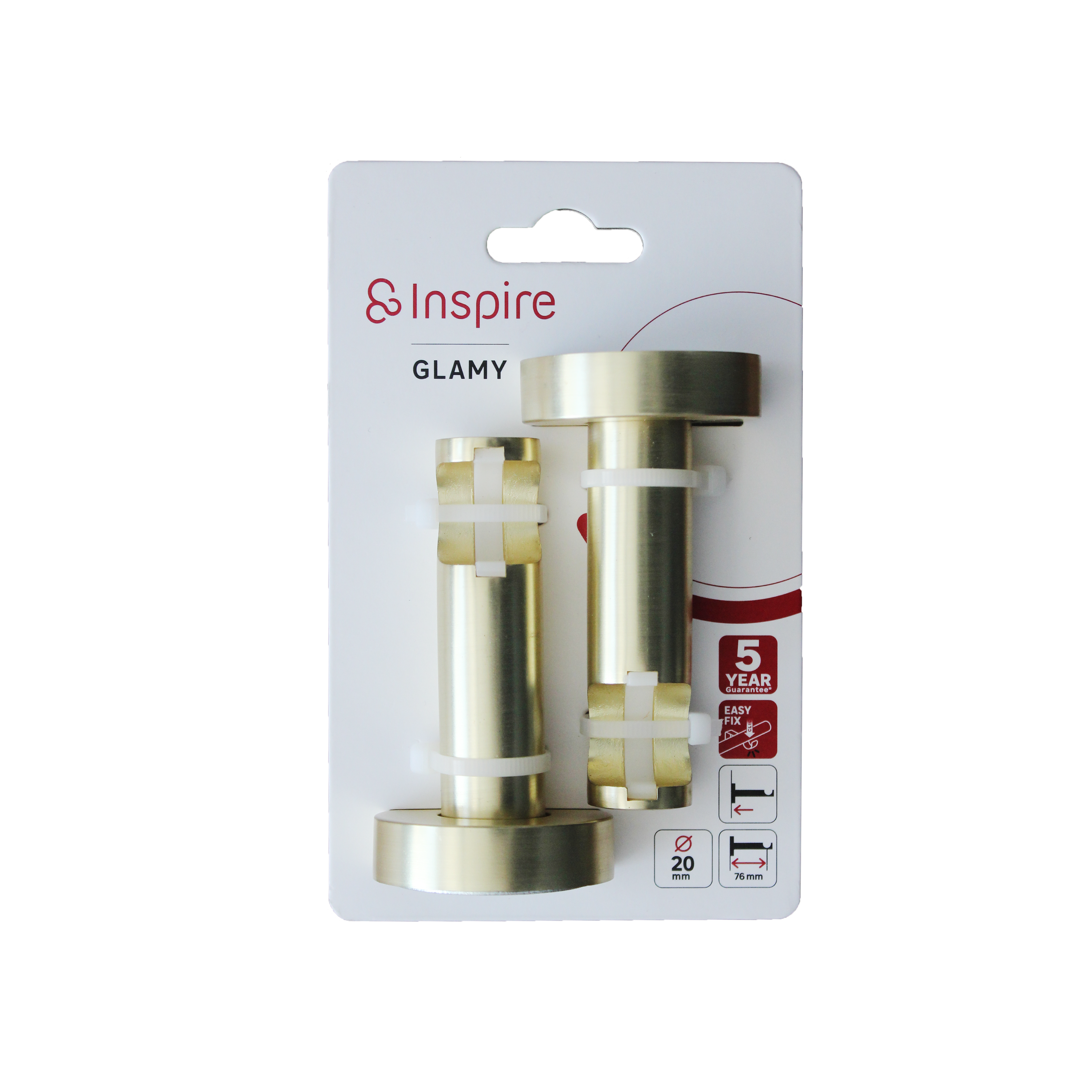 Suporte teto glamy D50cm 7.6cm dourado Inspire - 4