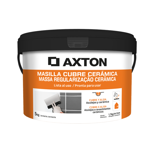 Masilla cubre azulejos en pasta AXTON 5 kg
