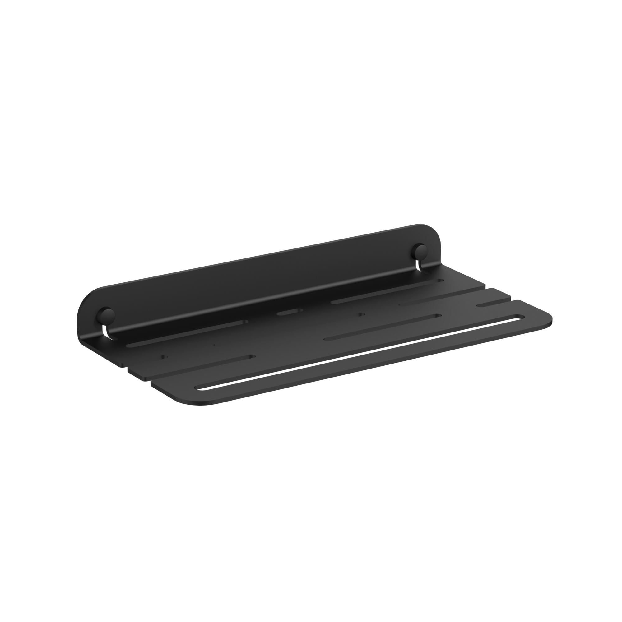 Organizador de ducha quick negro 30x3.6x15.1 cm