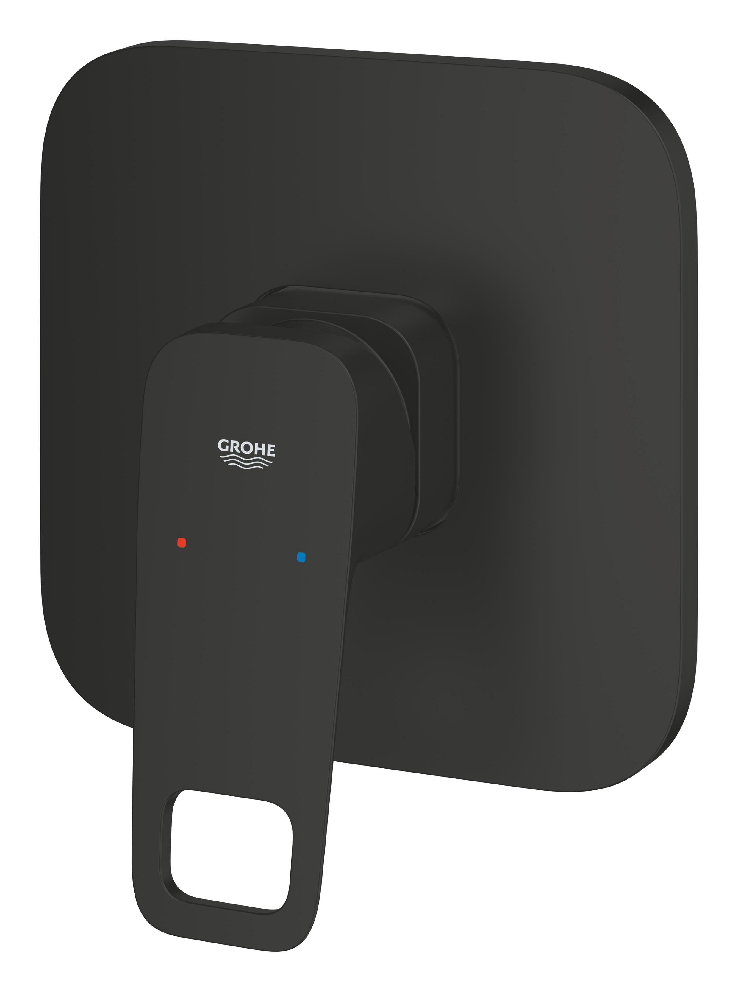 Grifo de ducha monomando empotrado grohe clova pulse negro mate antical latón