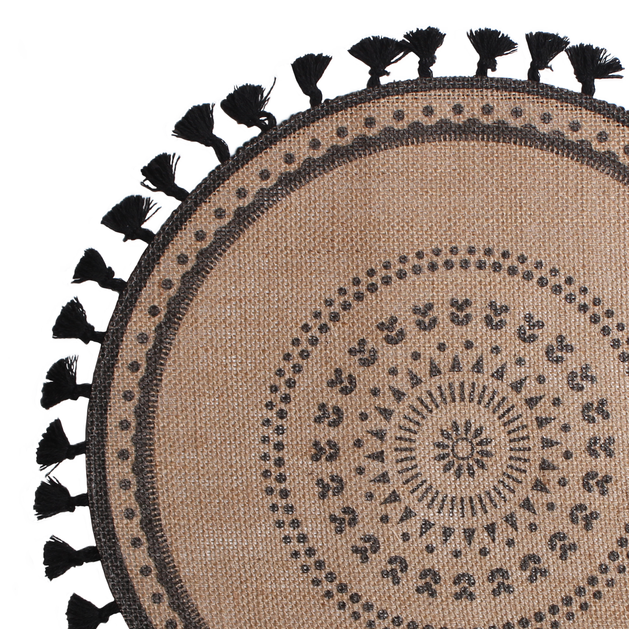 Podkładka na stół Jute z frędzlami śr. 38 cm - 3