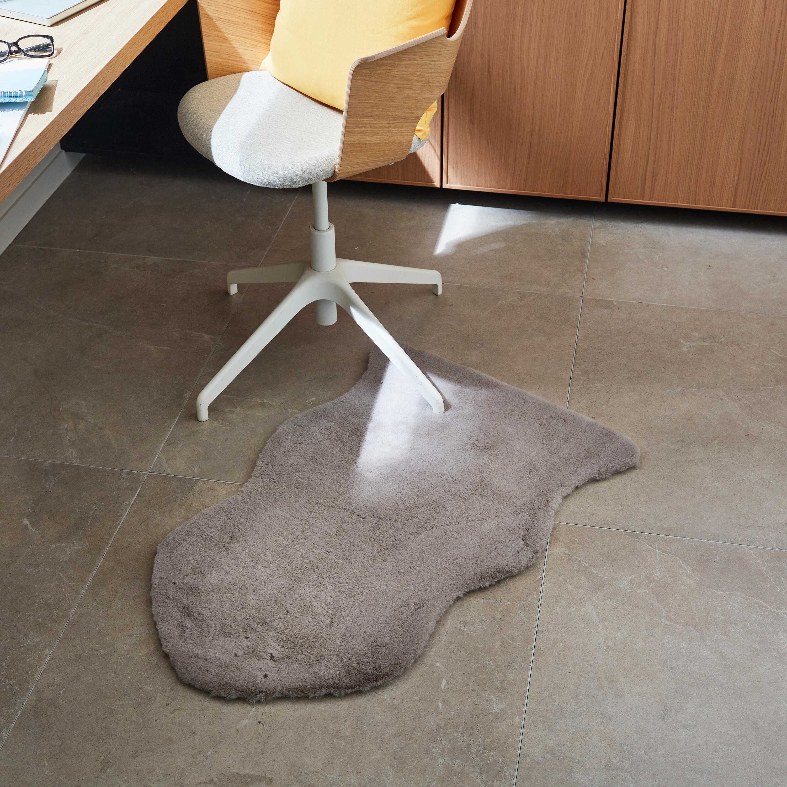 Tapete Liso Bianca Fake Rabbit 60x90cm Inspire - 5